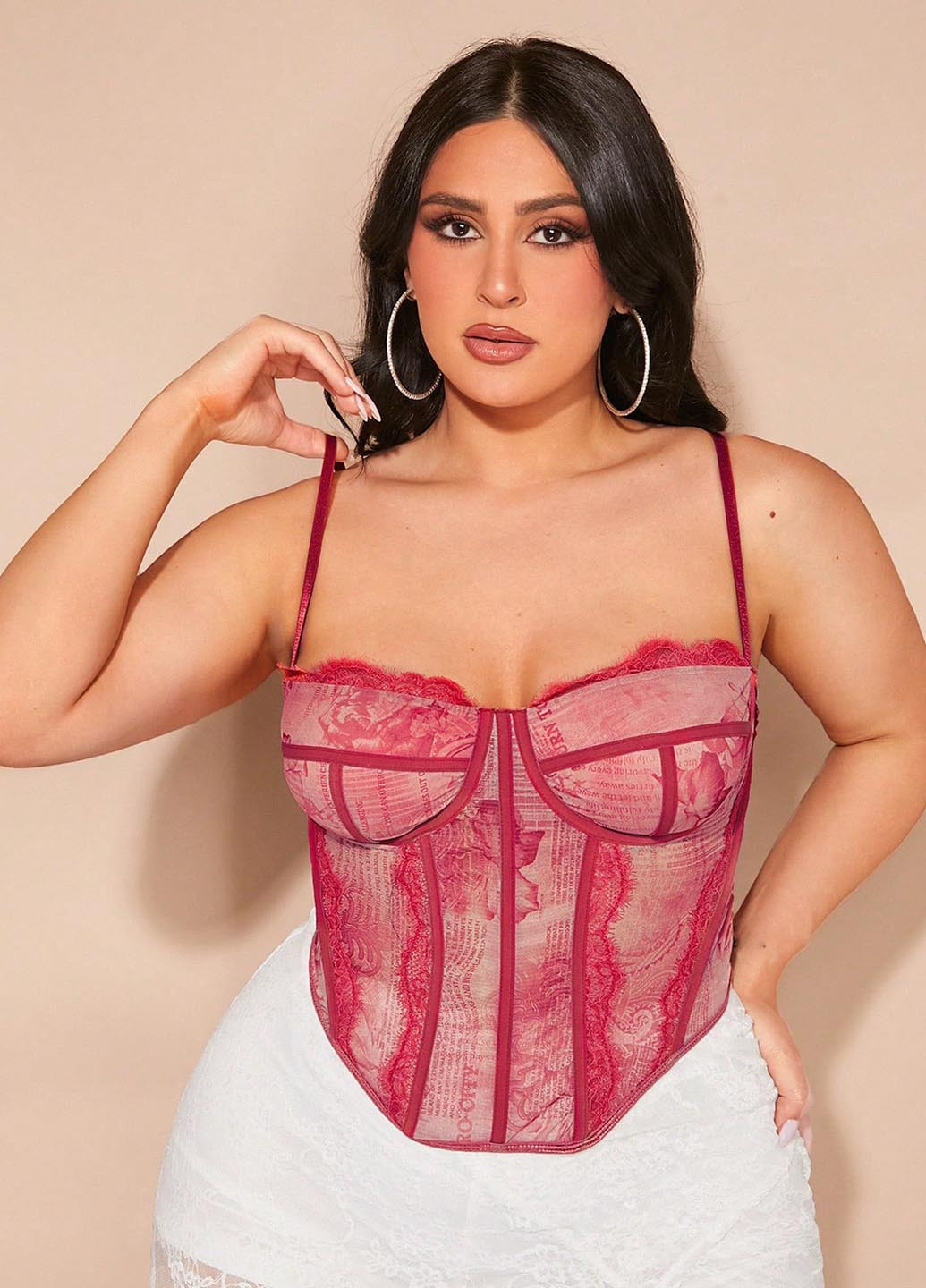 Корсет-топ SHEIN (347152956)