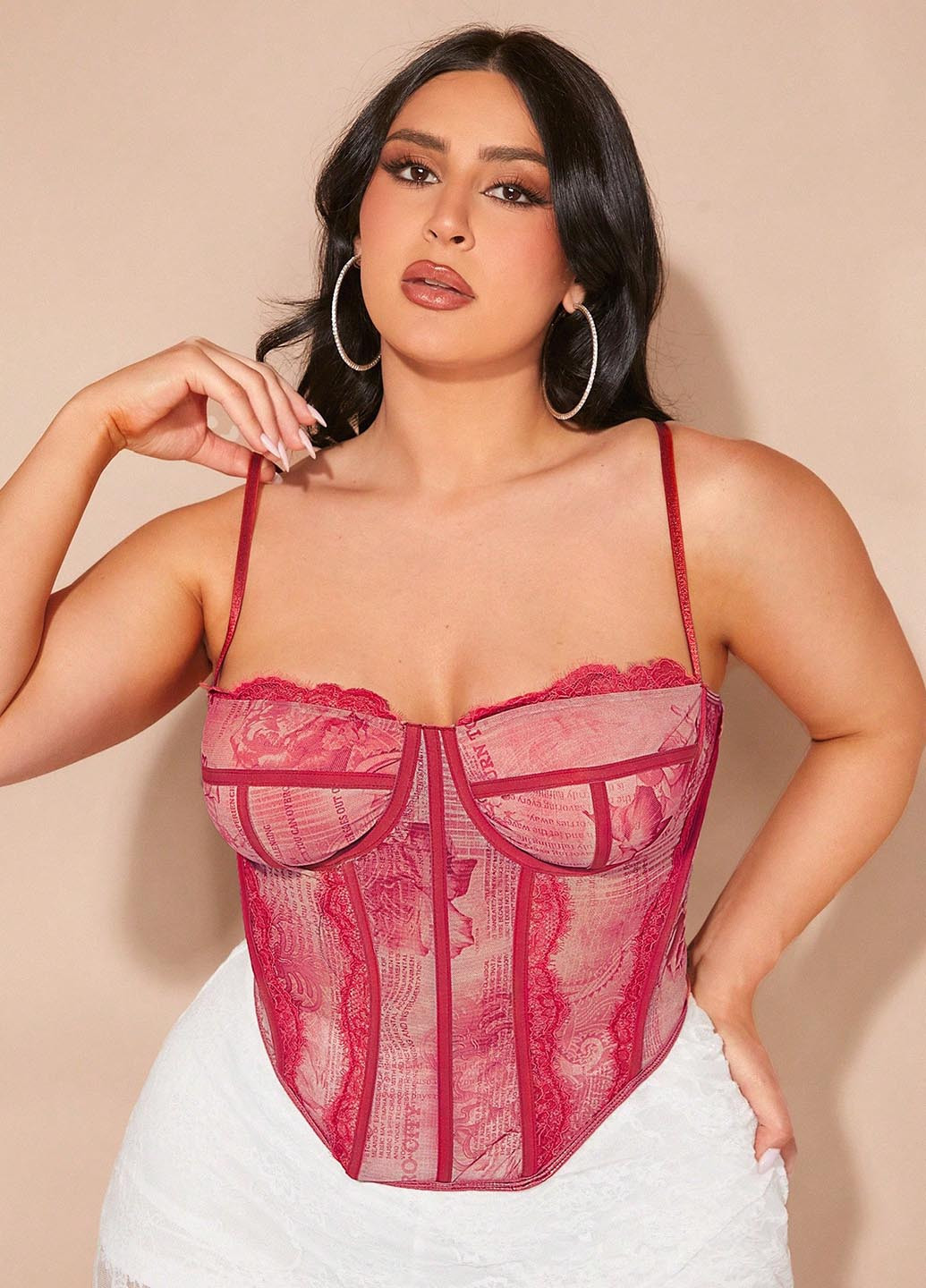 Корсет-топ SHEIN (347152956)