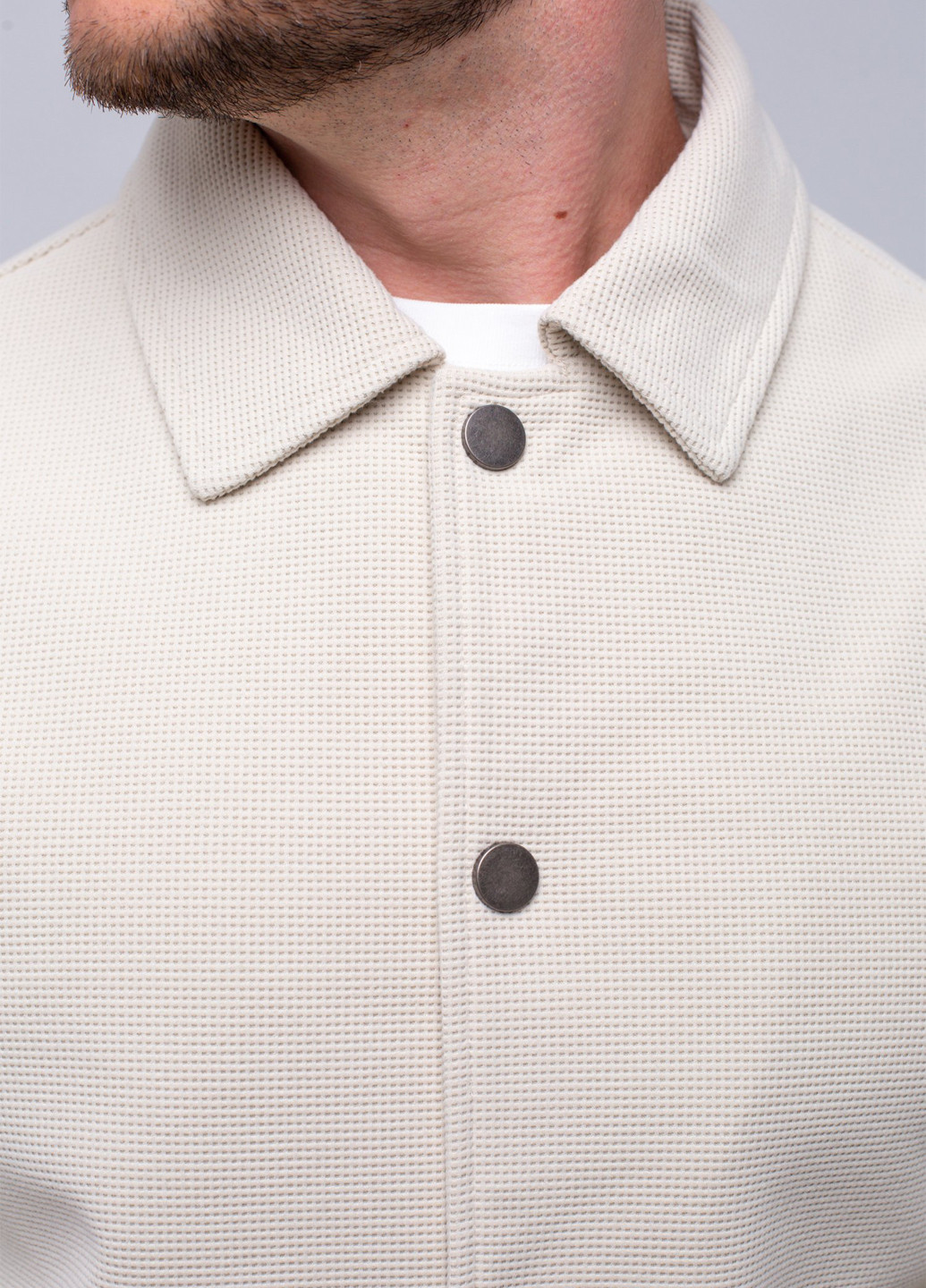 Світло-бежева демісезонна куртка K.O.R