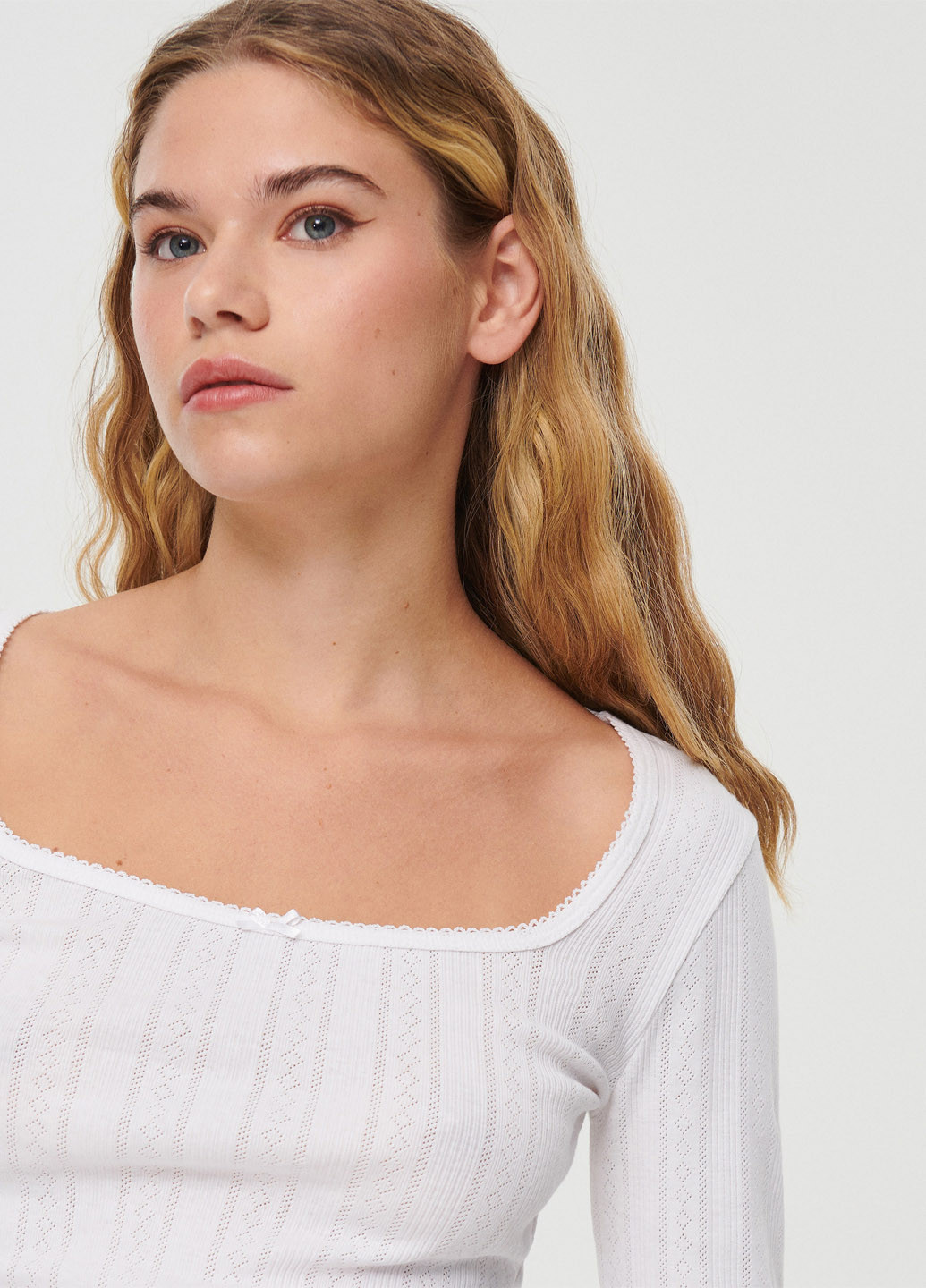 Белая блуза House