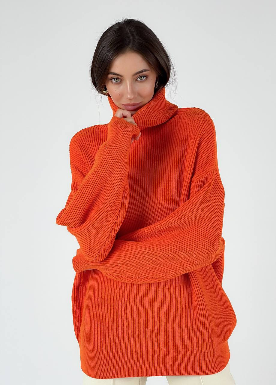Оранжевый свитер Liton