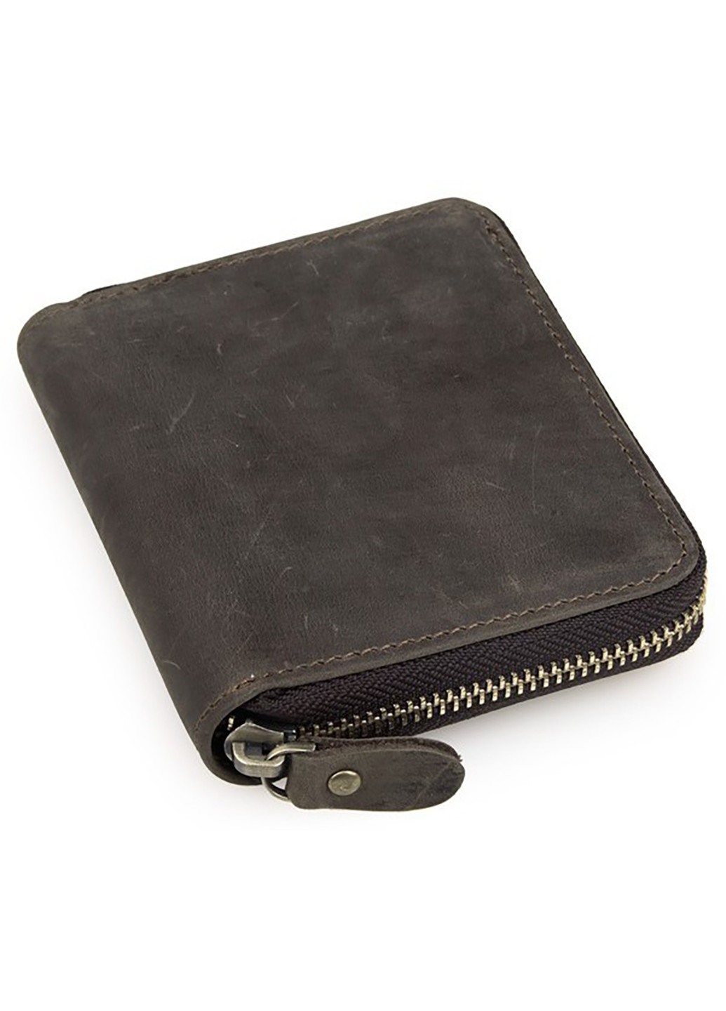 Мужской кожаный кошелек 10х11,5 см Vintage (252129270)