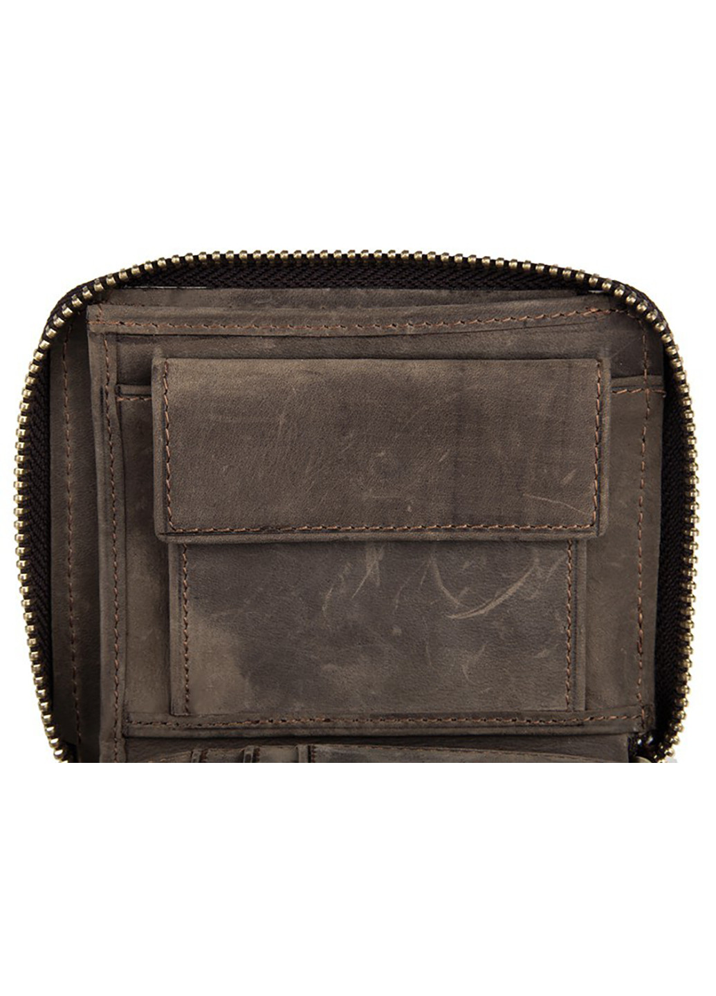 Мужской кожаный кошелек 10х11,5 см Vintage (252129270)