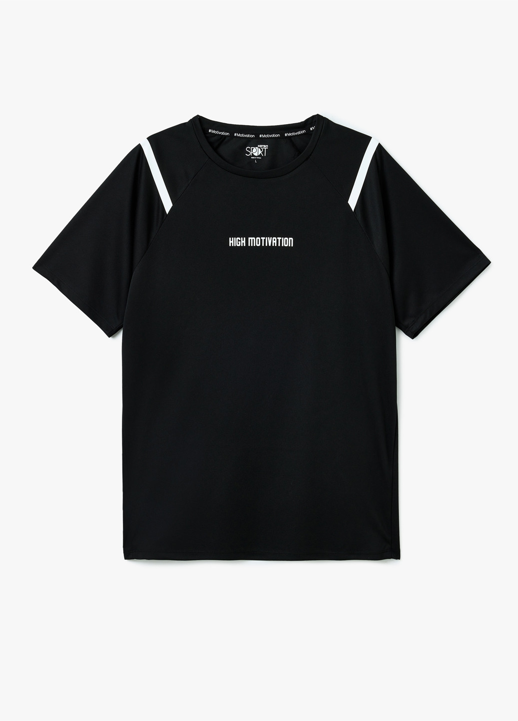 Чорна футболка KOTON