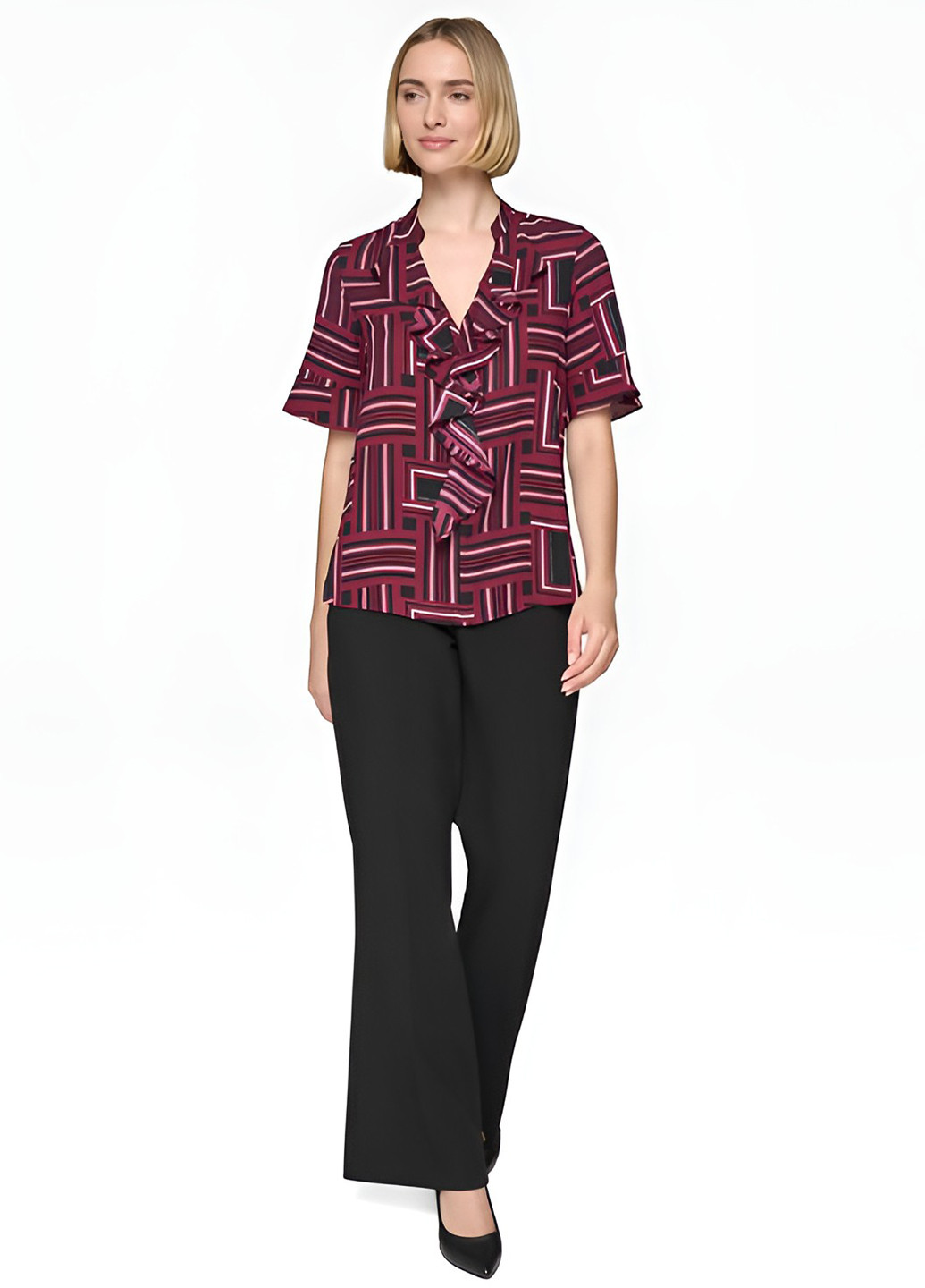 Бордова блуза Karl Lagerfeld