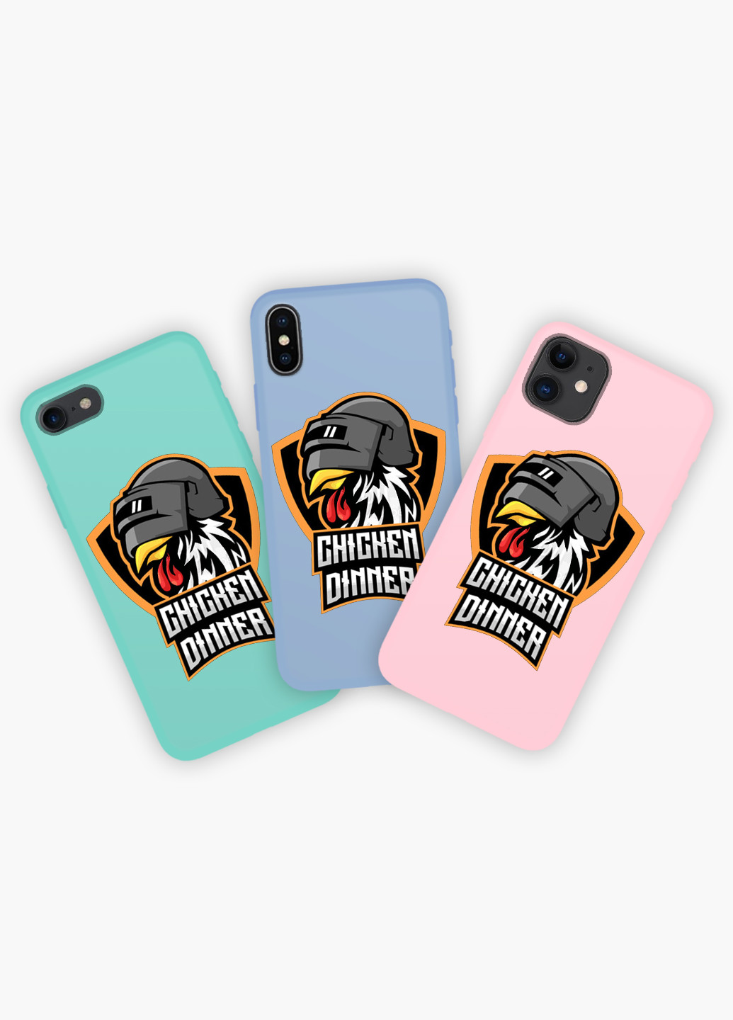 Чохол силіконовий Apple Iphone X Пубг Пабг (Pubg) (6129-1186) MobiPrint (219356847)