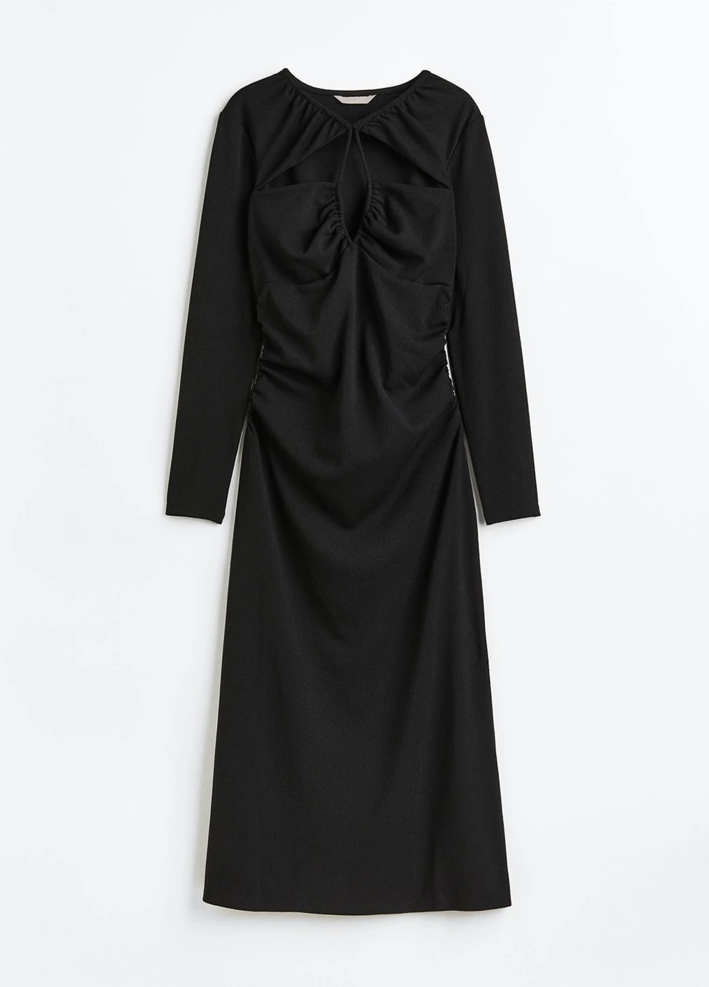Чорна кежуал сукня H&M однотонна
