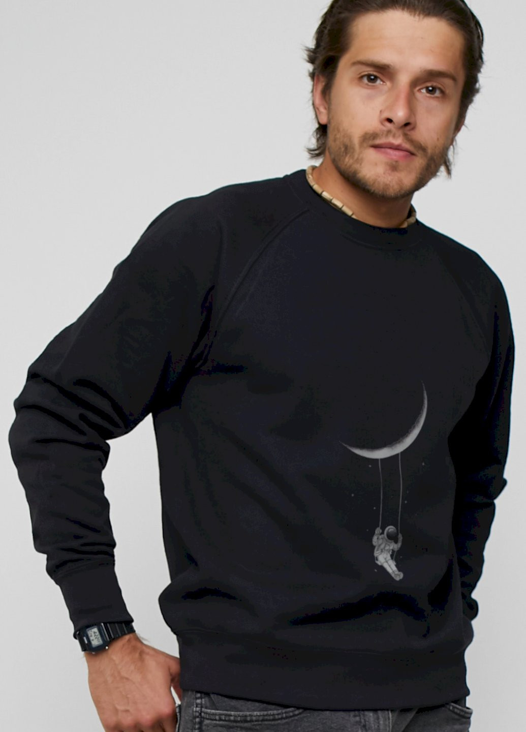Черный свитшот мужской YAPPI (198688940)