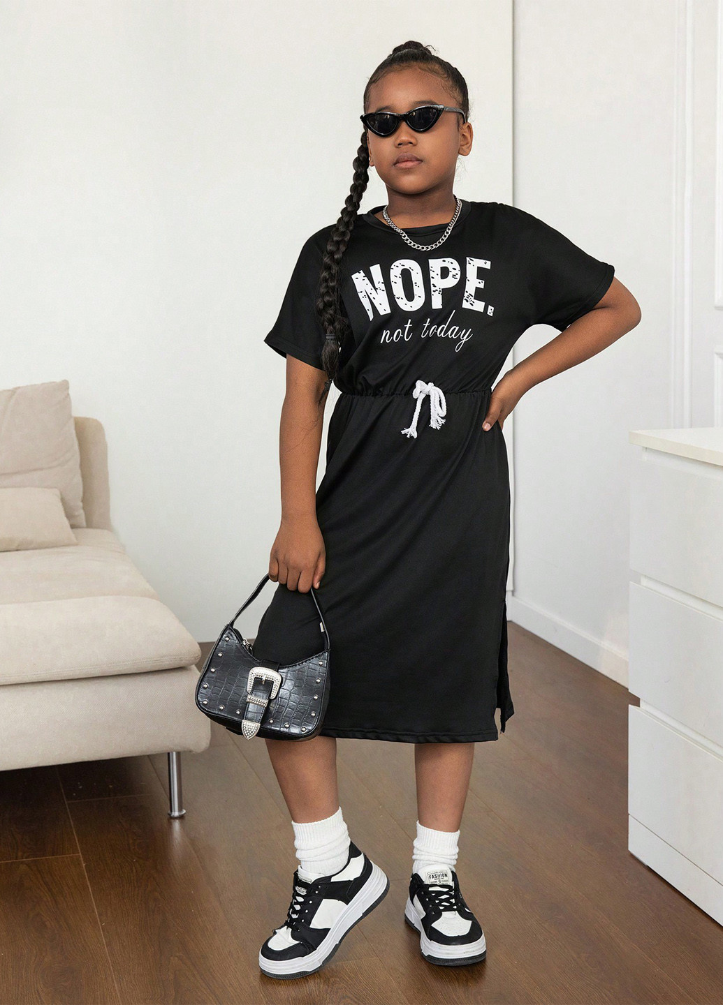 Чорна сукня SHEIN (339133668)