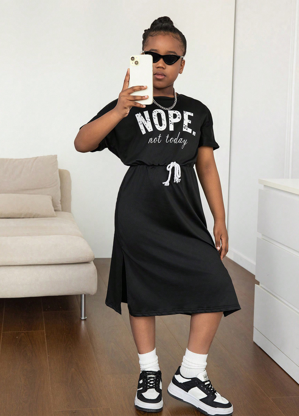 Чорна сукня SHEIN (339133668)