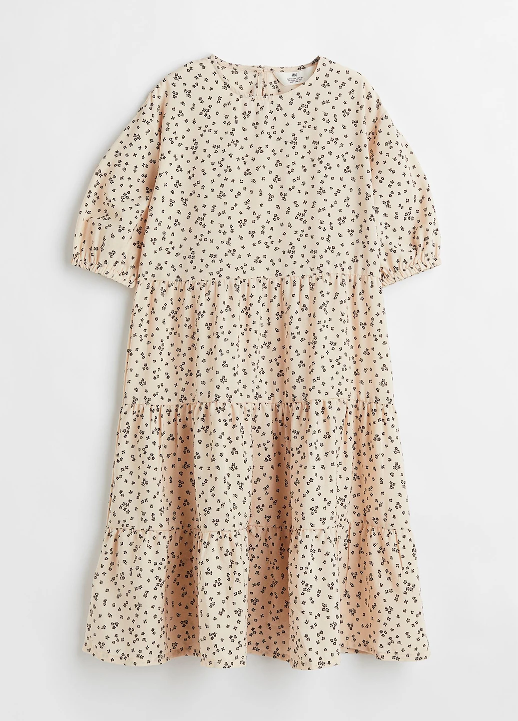 Светло-бежевое платье H&M (293057546)