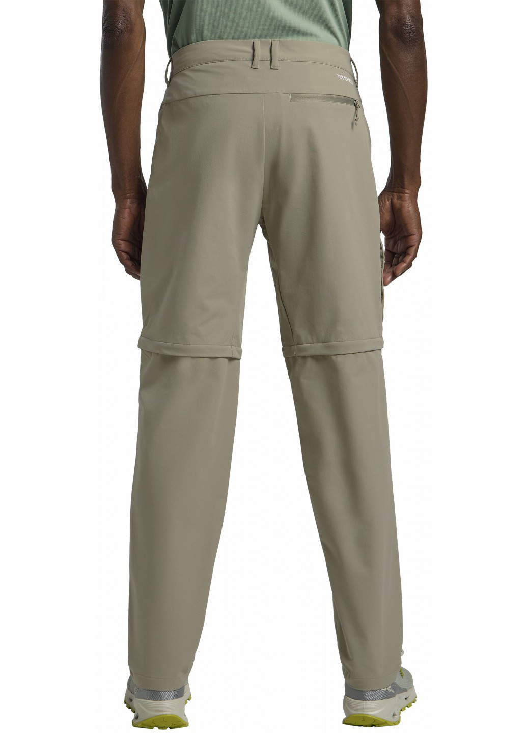 Бежевые кэжуал, спортивные демисезонные зауженные брюки Jack Wolfskin