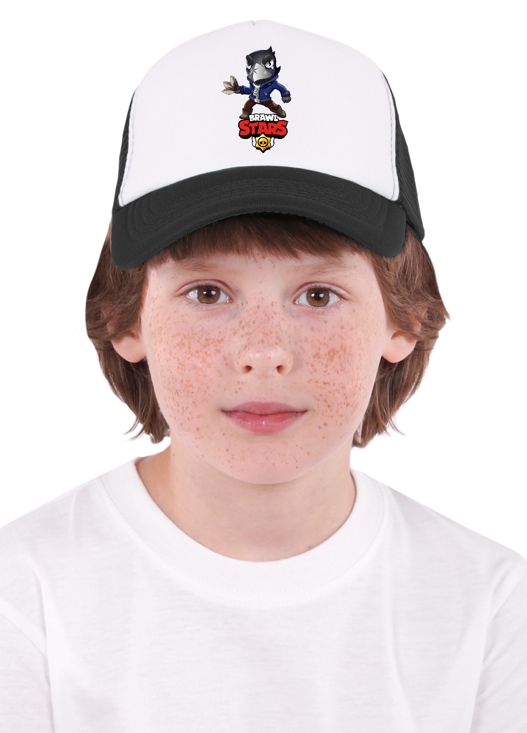 Кепка Тракер дитяча Ворон Бравл Старс (Crow Brawl Stars) (33404-1059) MobiPrint (220769644)