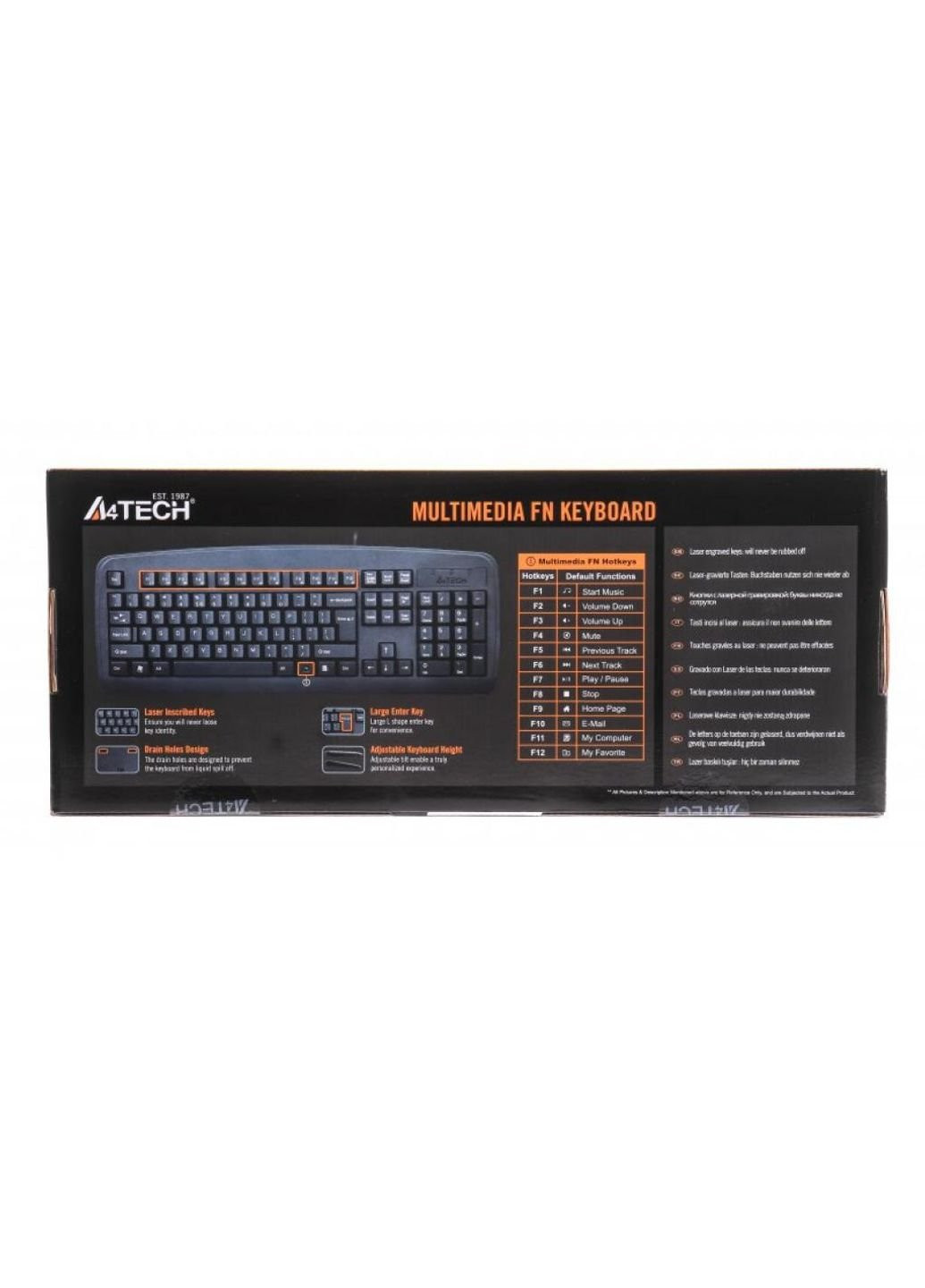 Клавиатура A4Tech kb-720 black usb (253545860)