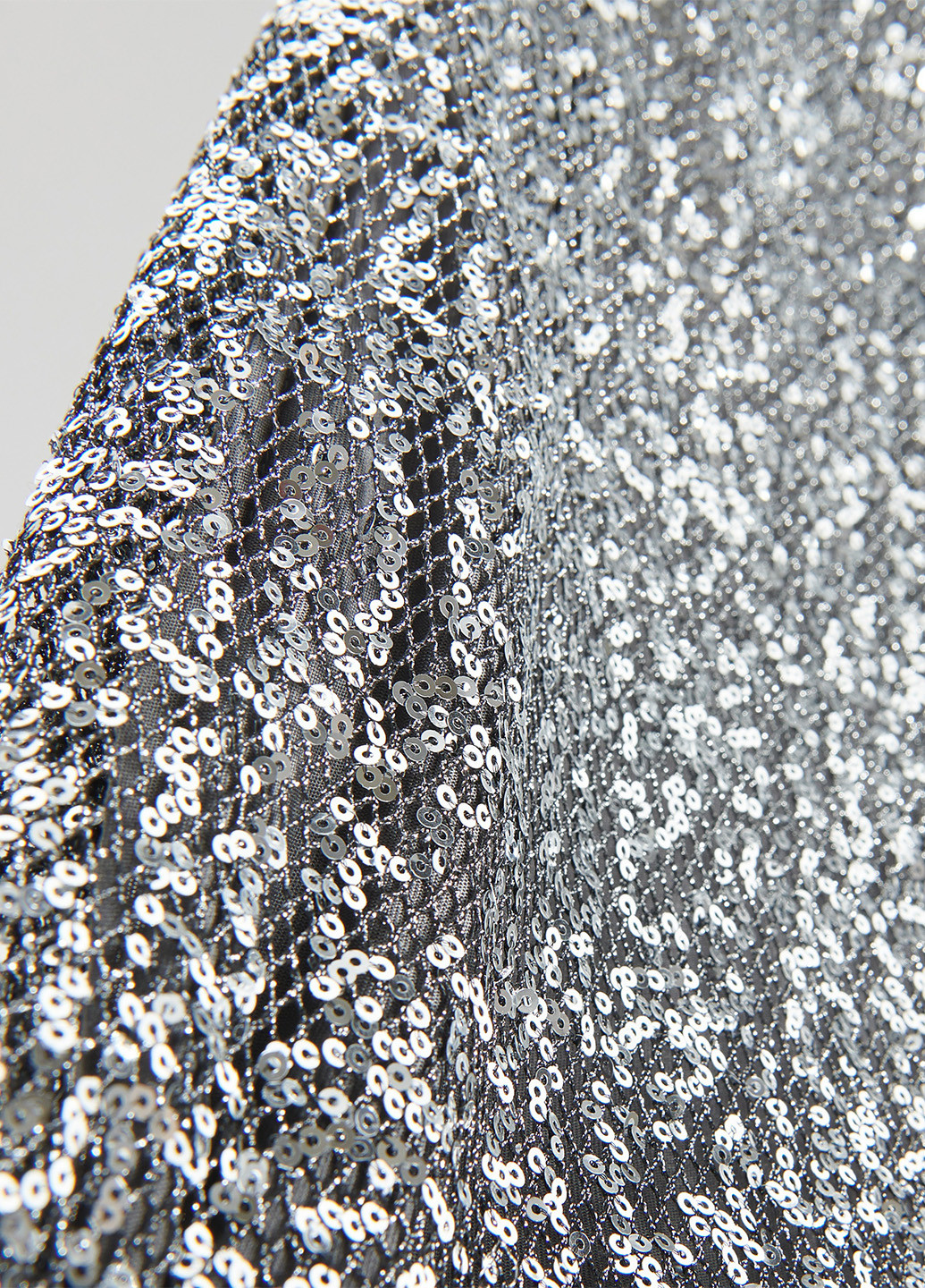 Серебряное кэжуал, вечернее платье с открытой спиной Reserved меланжевое