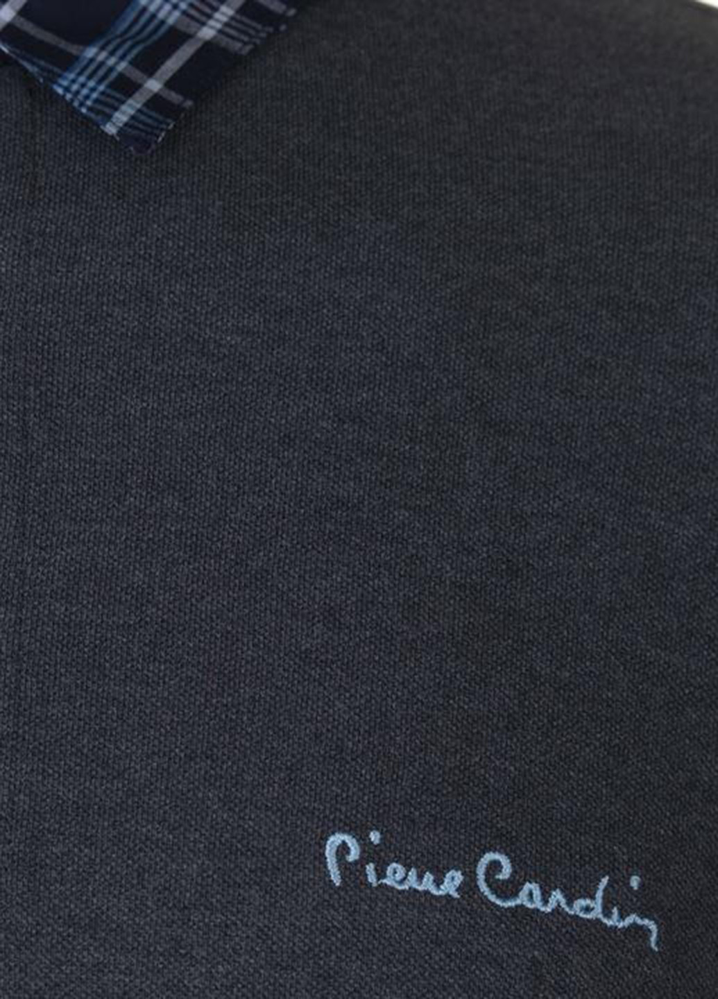 Темно-серая футболка-поло для мужчин Pierre Cardin с логотипом