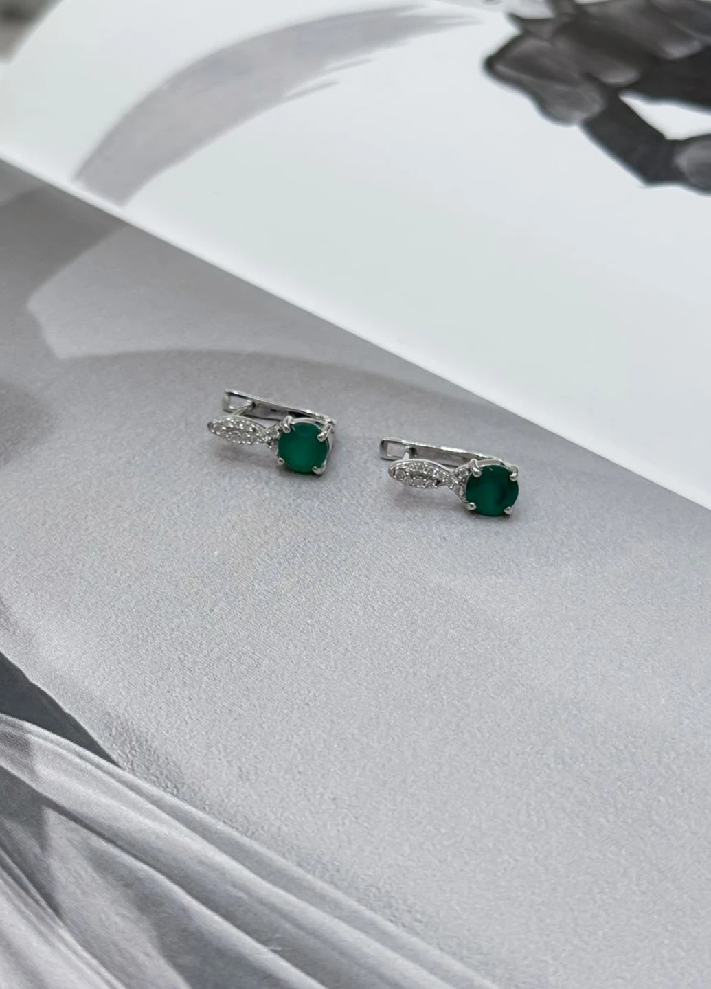 Сережки Silver Flame (307258506)