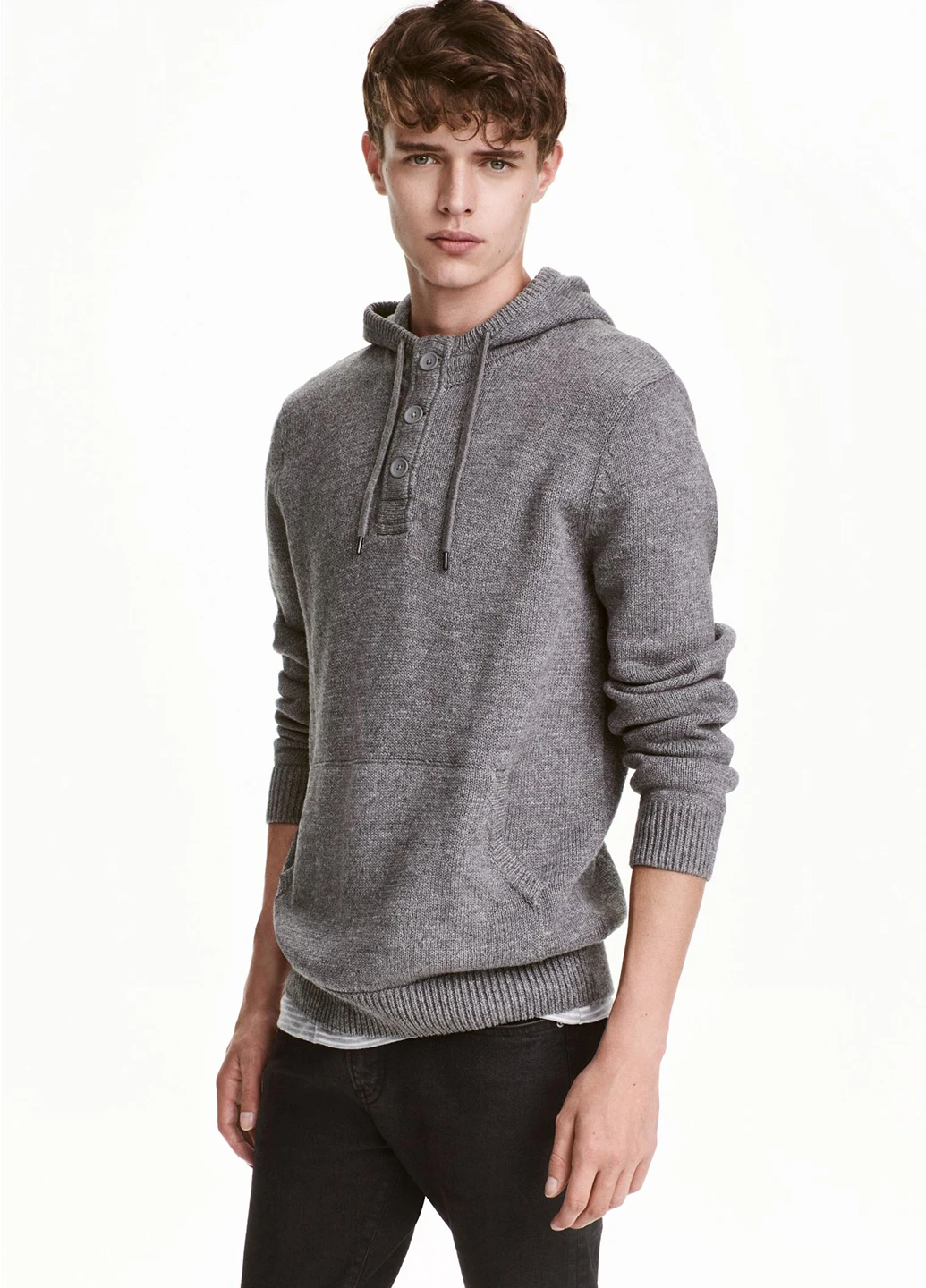 Темно-сірий демісезонний светр H&M