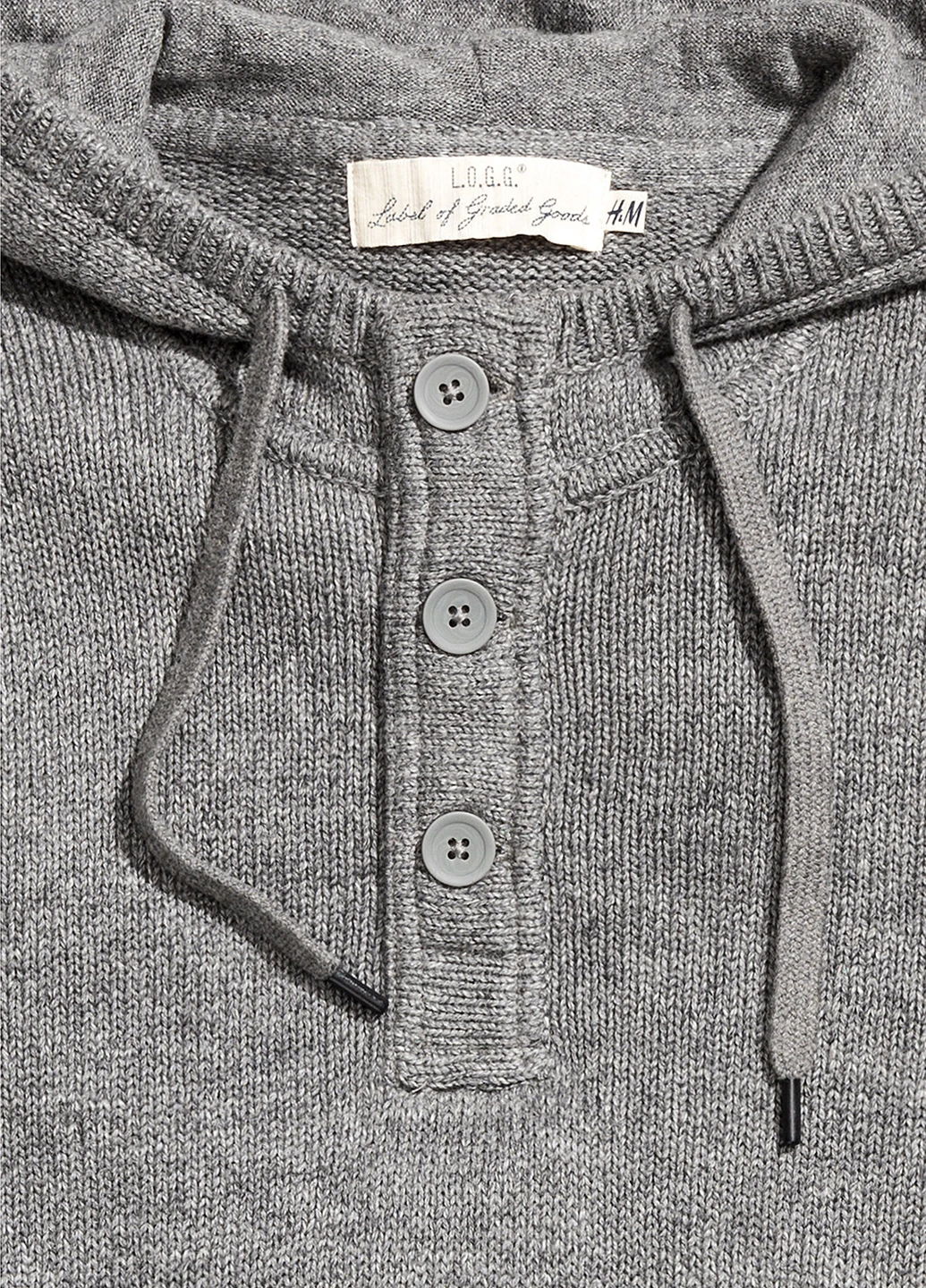 Темно-сірий демісезонний светр H&M