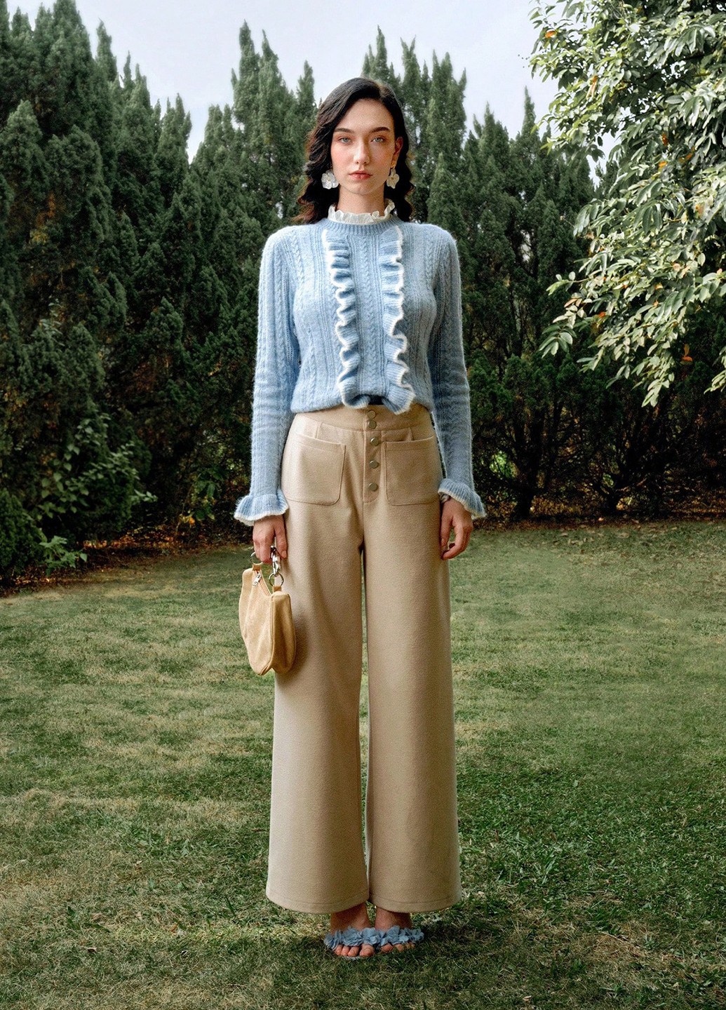 Светло-синий демисезонный джемпер джемпер SHEIN