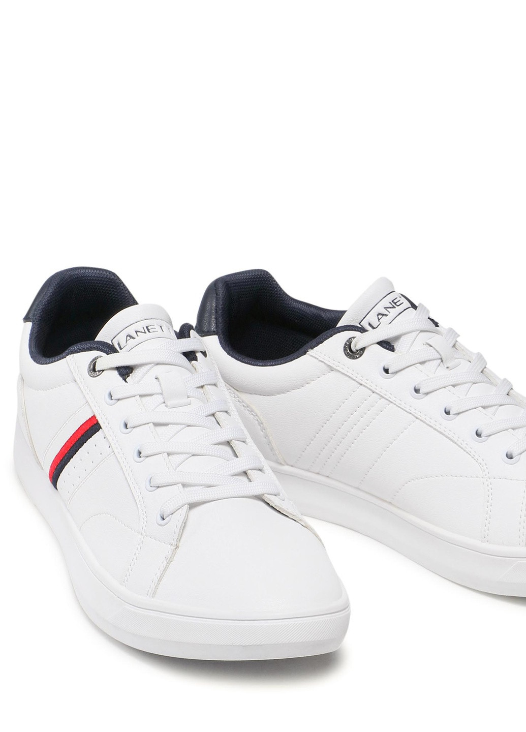 Белые осенние кроссовки mp07-01496-01 Lanetti