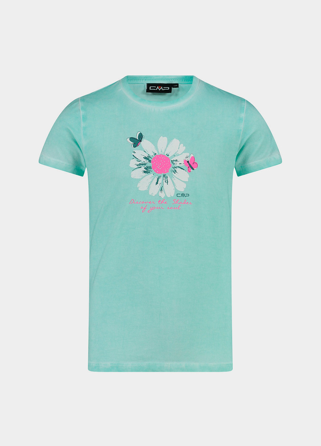 Мятная демисезонная футболка CMP G T-SHIRT