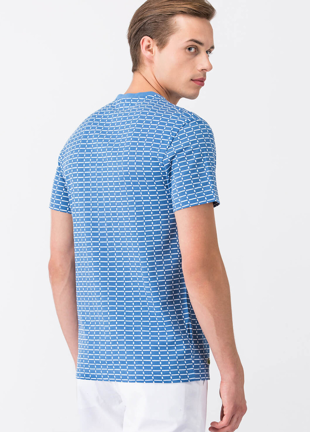 Голубая футболка Lacoste