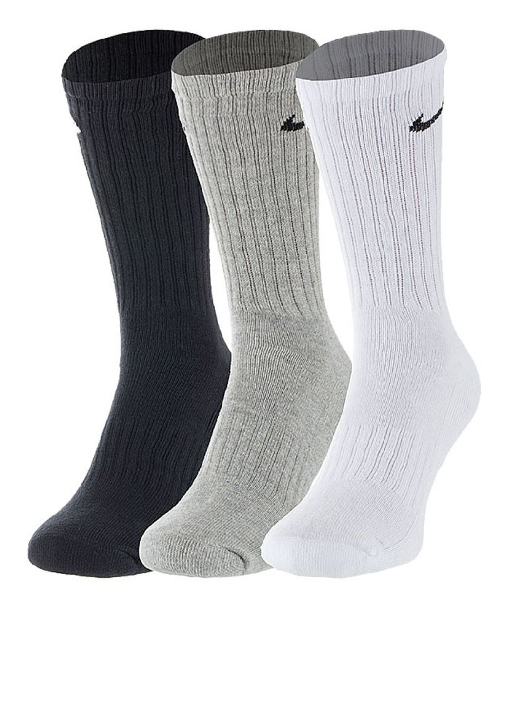 Комбіновані шкарпетки (3 пари) unisex cushion crew training sock (3 pair) sx4508-965 Nike логотипи (311981727)