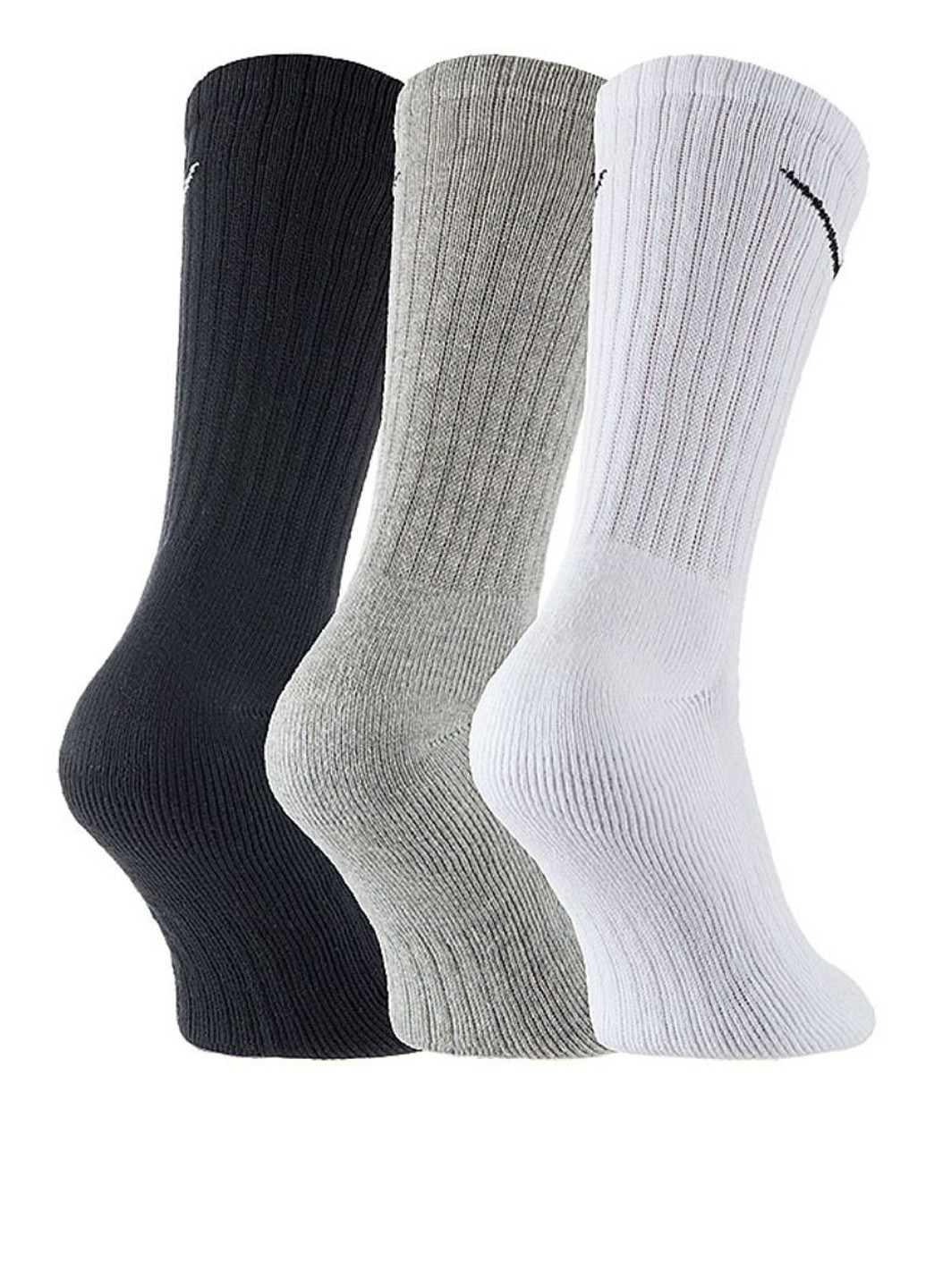 Комбіновані шкарпетки (3 пари) unisex cushion crew training sock (3 pair) sx4508-965 Nike логотипи (311981727)