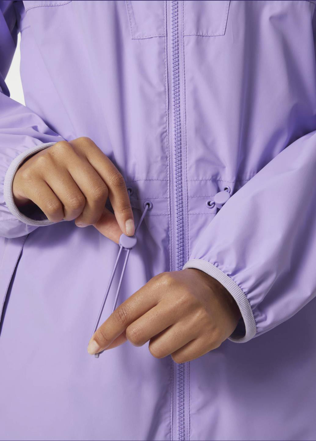 Светло-фиолетовая демисезонная куртка 53971-699 Helly Hansen ESSENCE MID RAIN