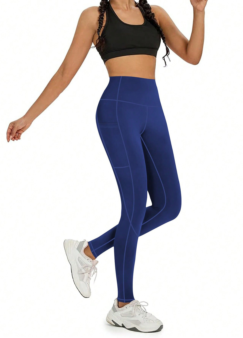 Комбинированные демисезонные леггинсы (4 шт.) SHEIN