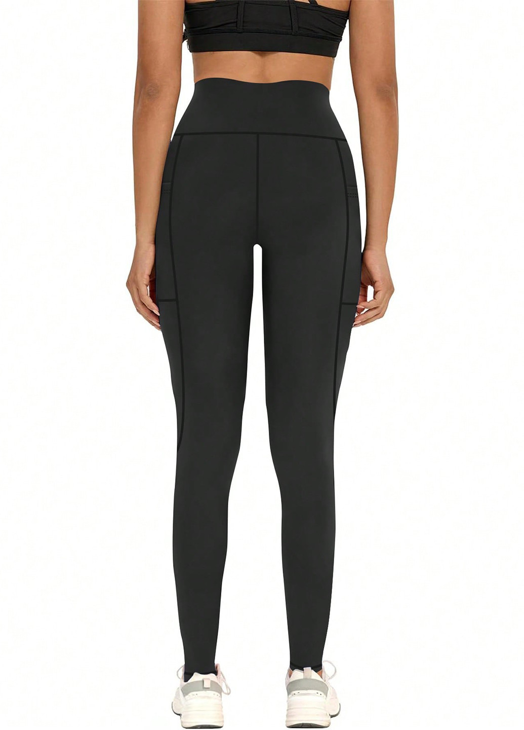 Комбинированные демисезонные леггинсы (4 шт.) SHEIN