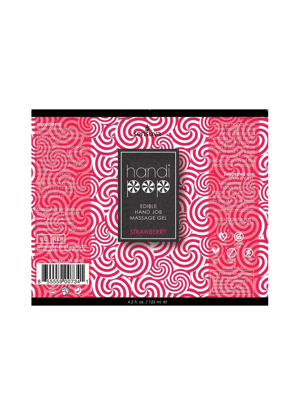 Лубрикант для оральних ласк 125 мл ON (253096525)