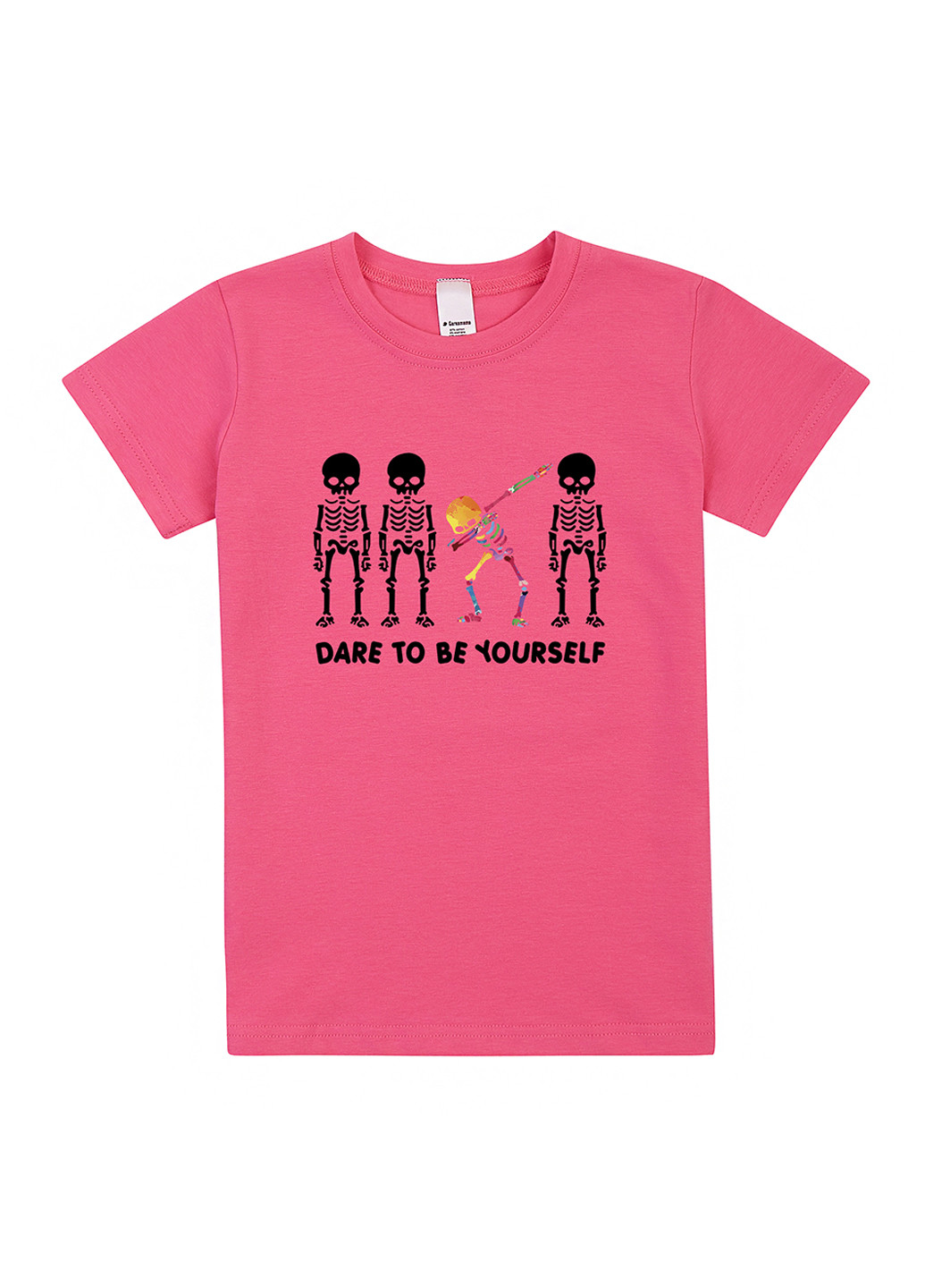 Розовая летняя футболка Garnamama