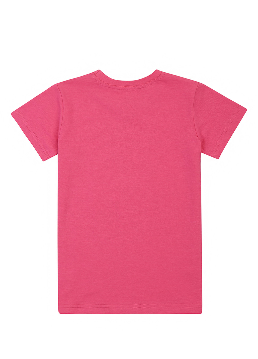 Розовая летняя футболка Garnamama