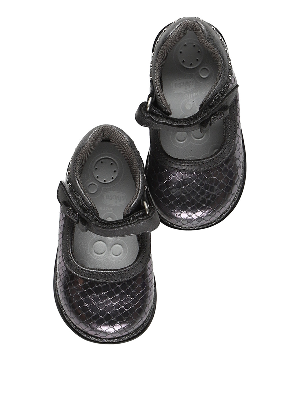 Темно-серые туфли без каблука Chicco