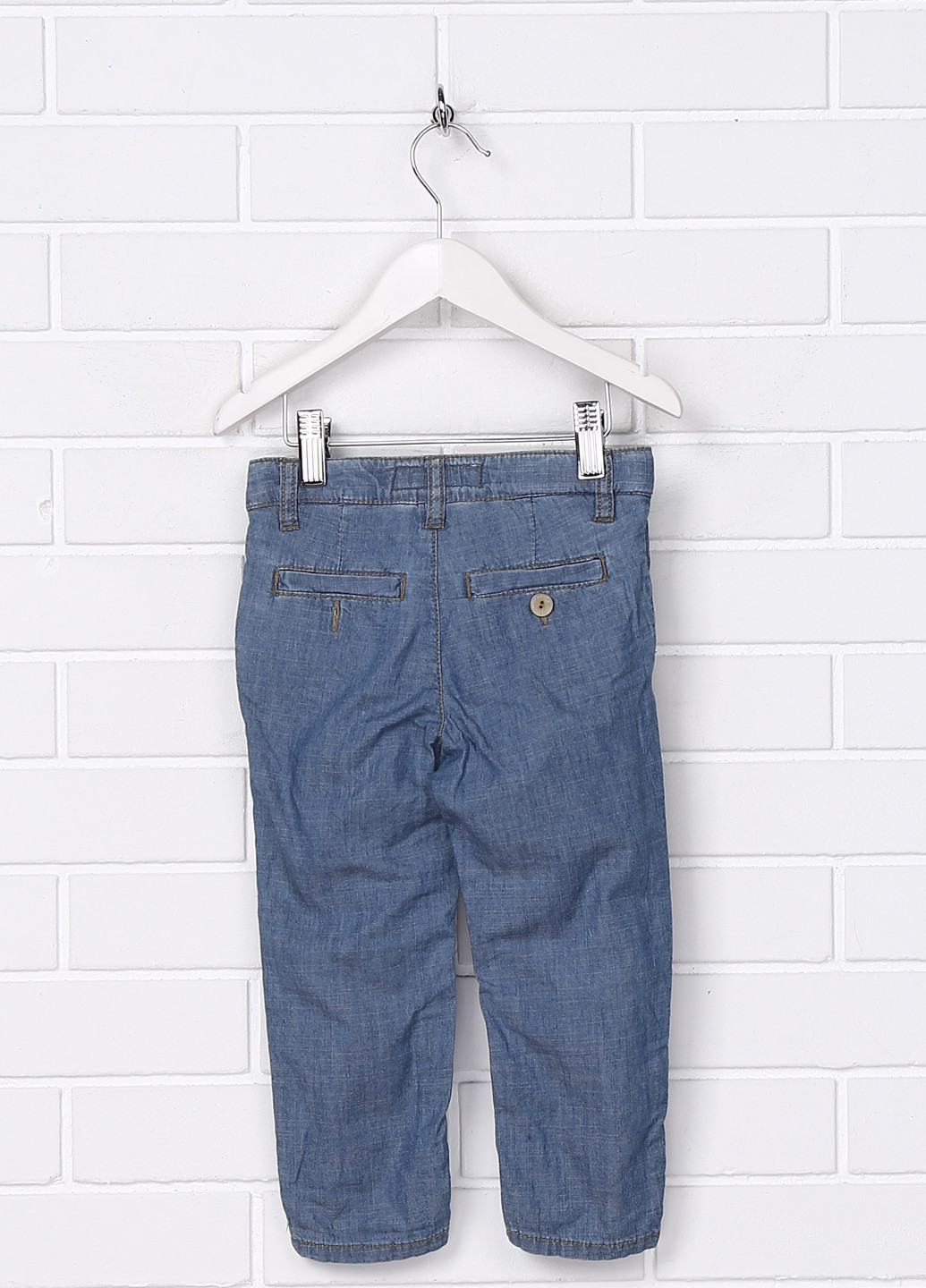 Синие летние со средней талией джинсы H&M