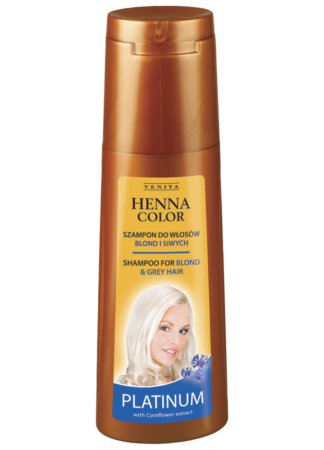 Шампунь для волос Henna Color Shampoo For Blond & Grey Hair 250 мл Venita (201694845)