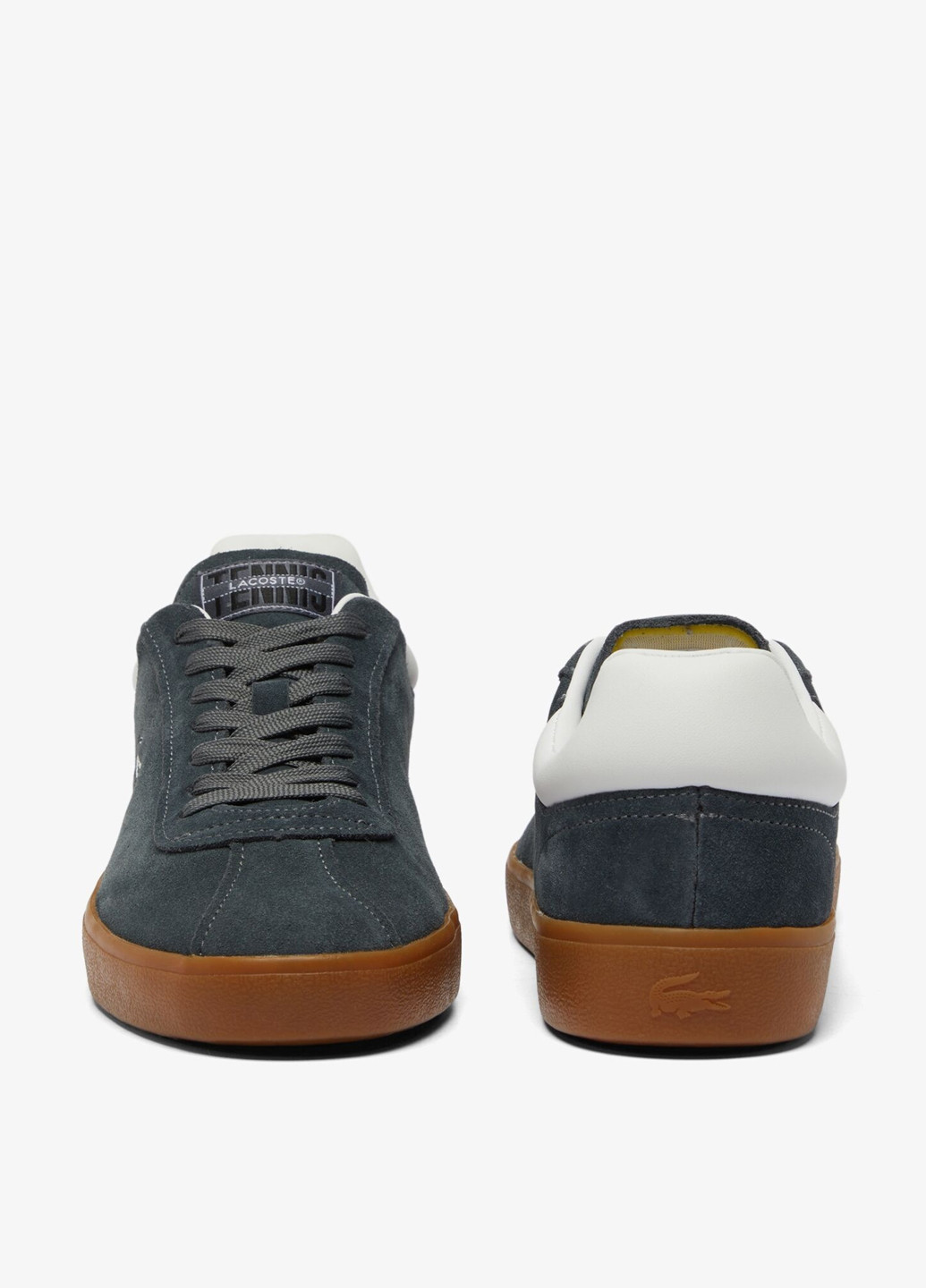 Темно-серые кеды Lacoste BASESHOT