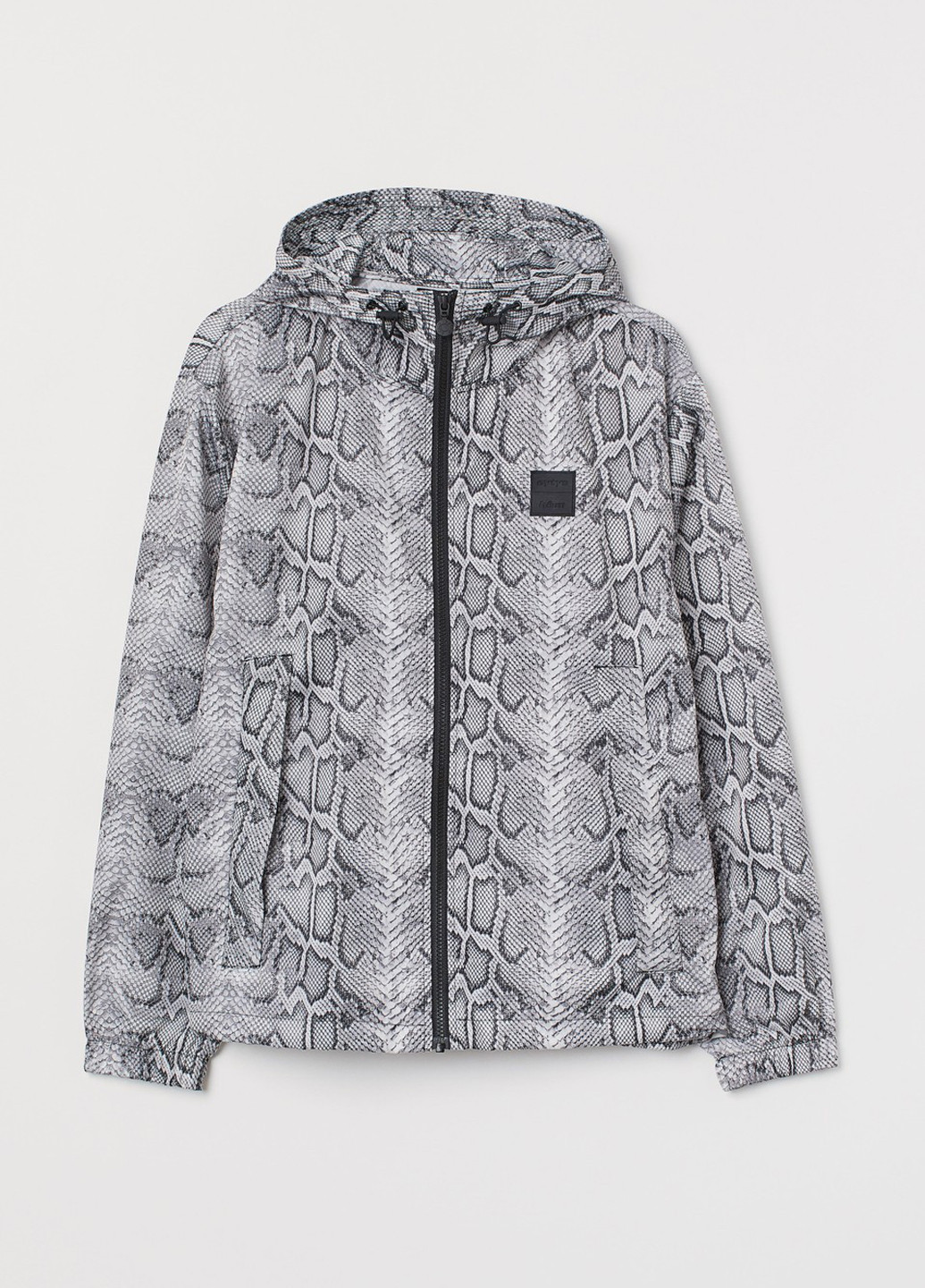 Серебряная демисезонная ветровка H&M
