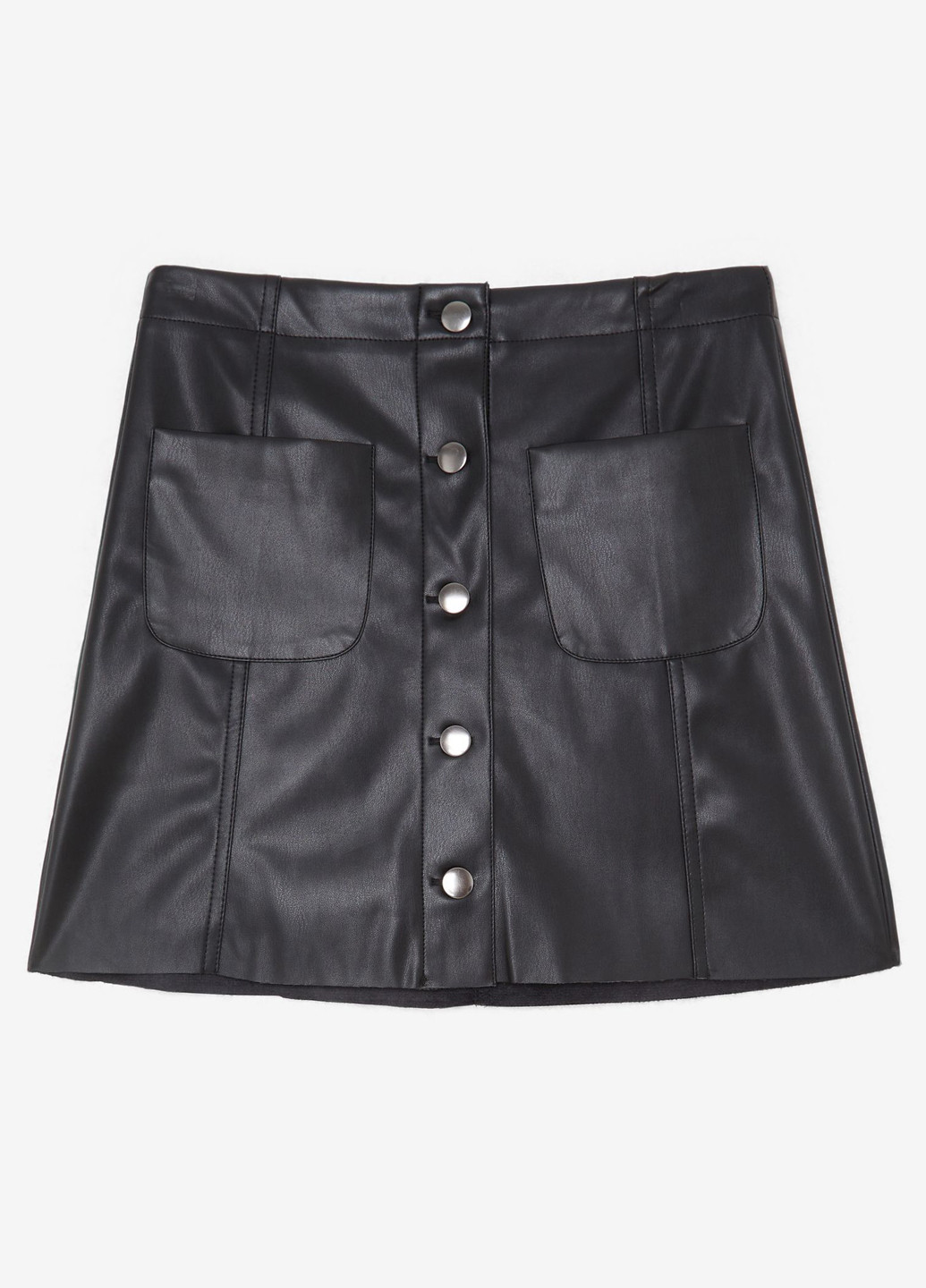 Черная кэжуал однотонная юбка Jennyfer