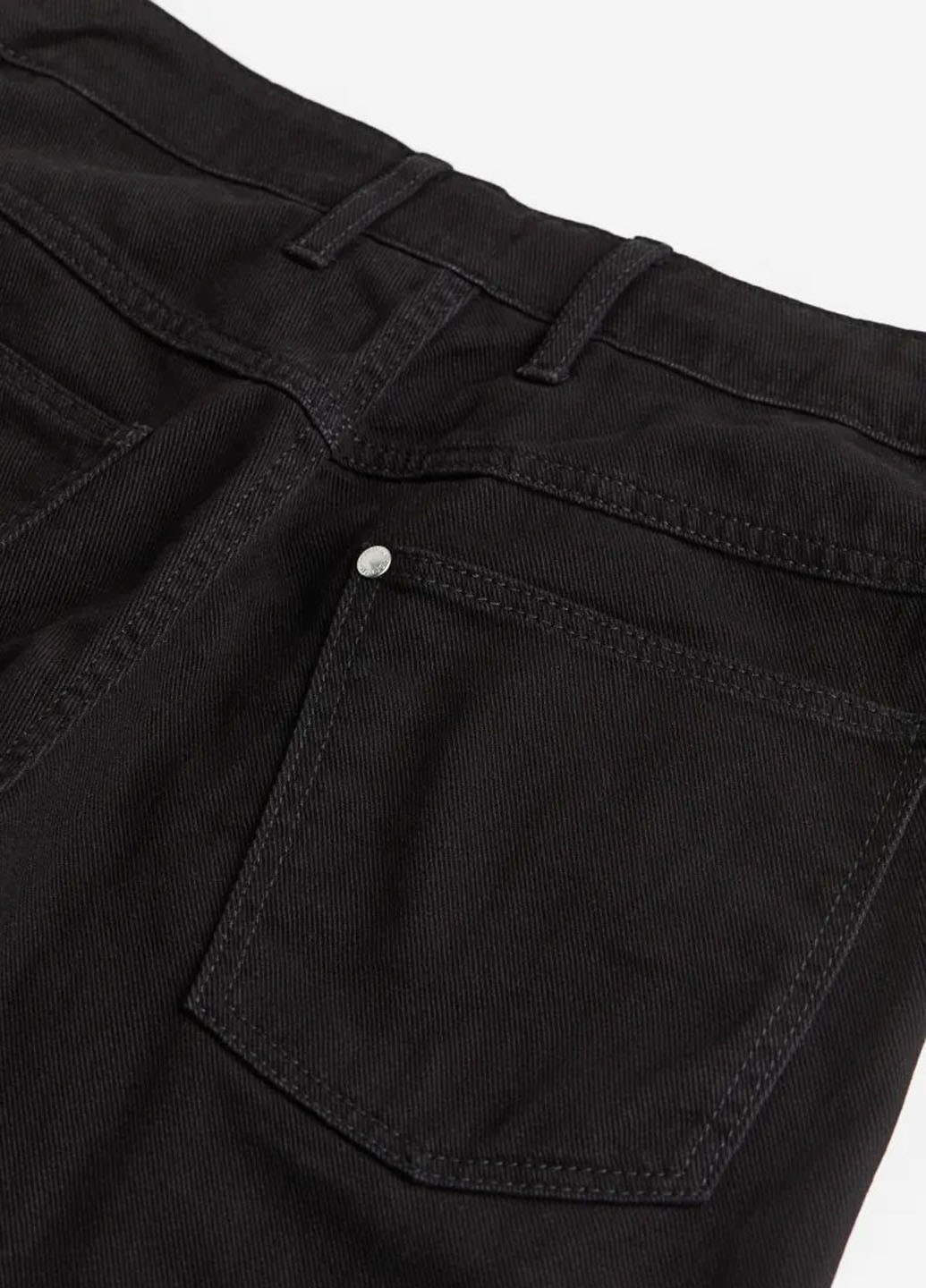 Черные демисезонные карго джинсы H&M