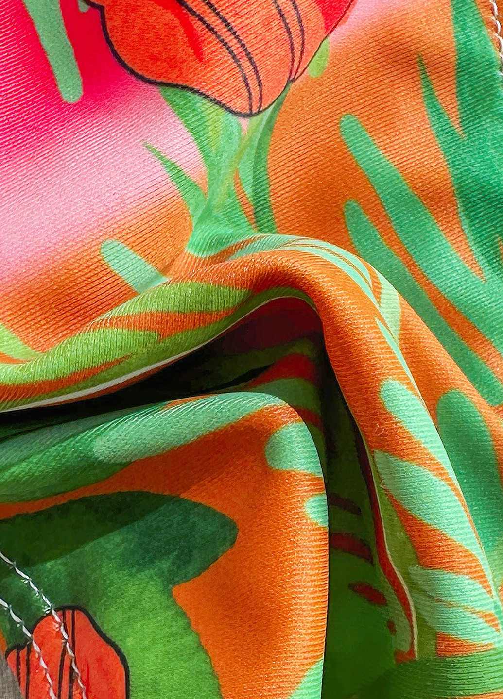 Комбінований літній купальник (бюстгалтер, трусики) роздільний SHEIN