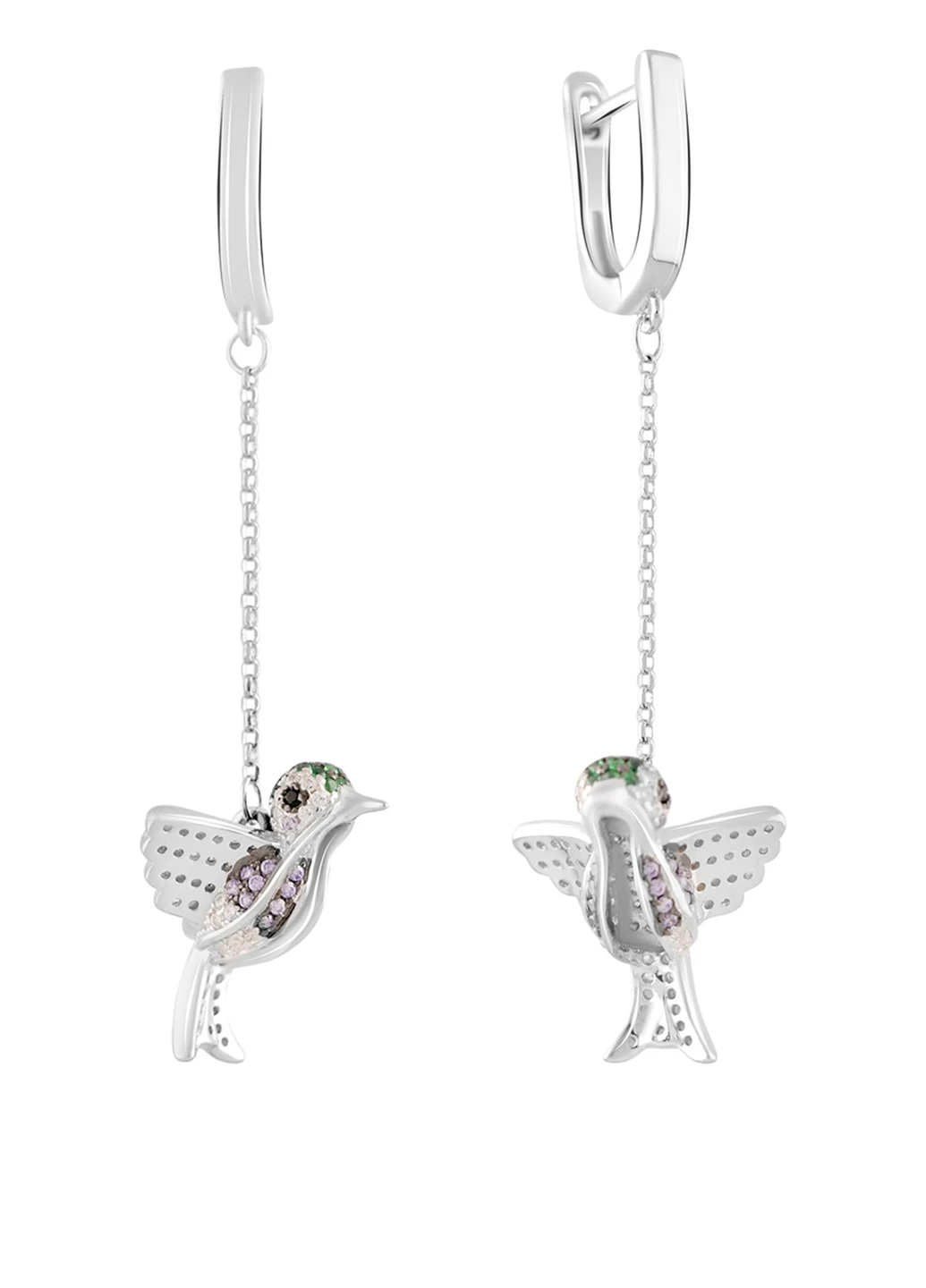 Серьги Silver Flame (251264757)