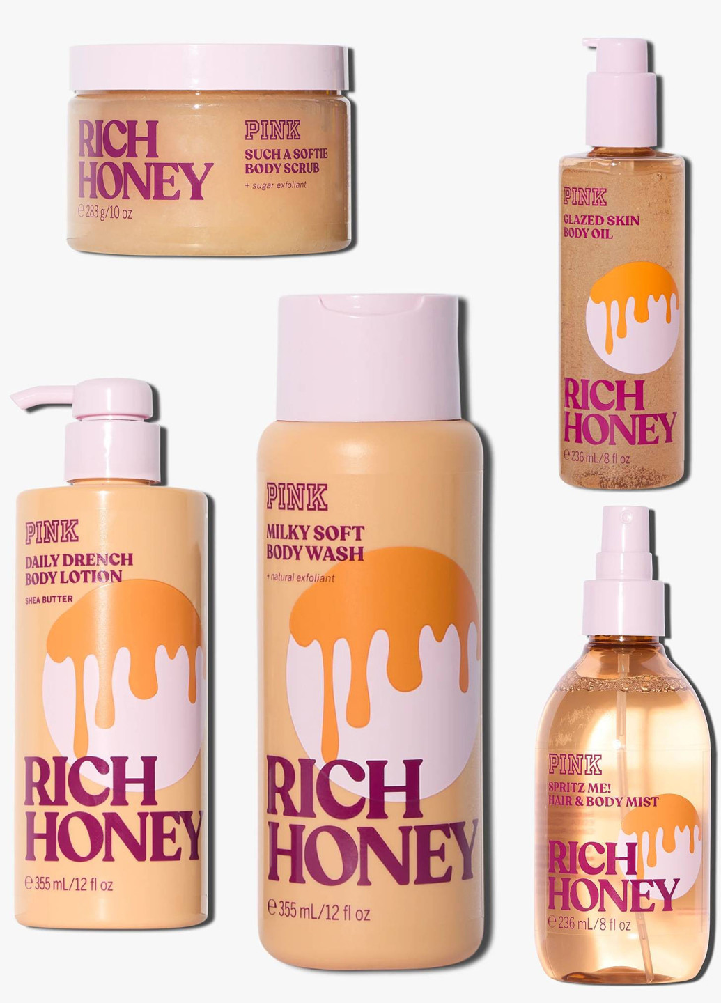 Набор (скраб, гель, мист, лосьйон, масло) Victoria's Secret (367098368)