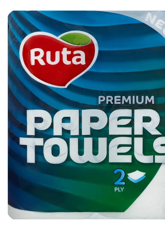 Рушники паперові "" Premium 2рул 2ш білі Ruta (250007558)