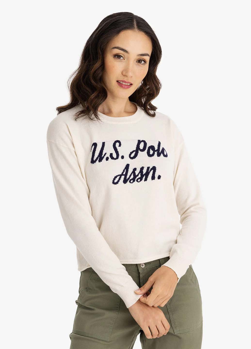Кремовий демісезонний джемпер джемпер U.S. Polo Assn.
