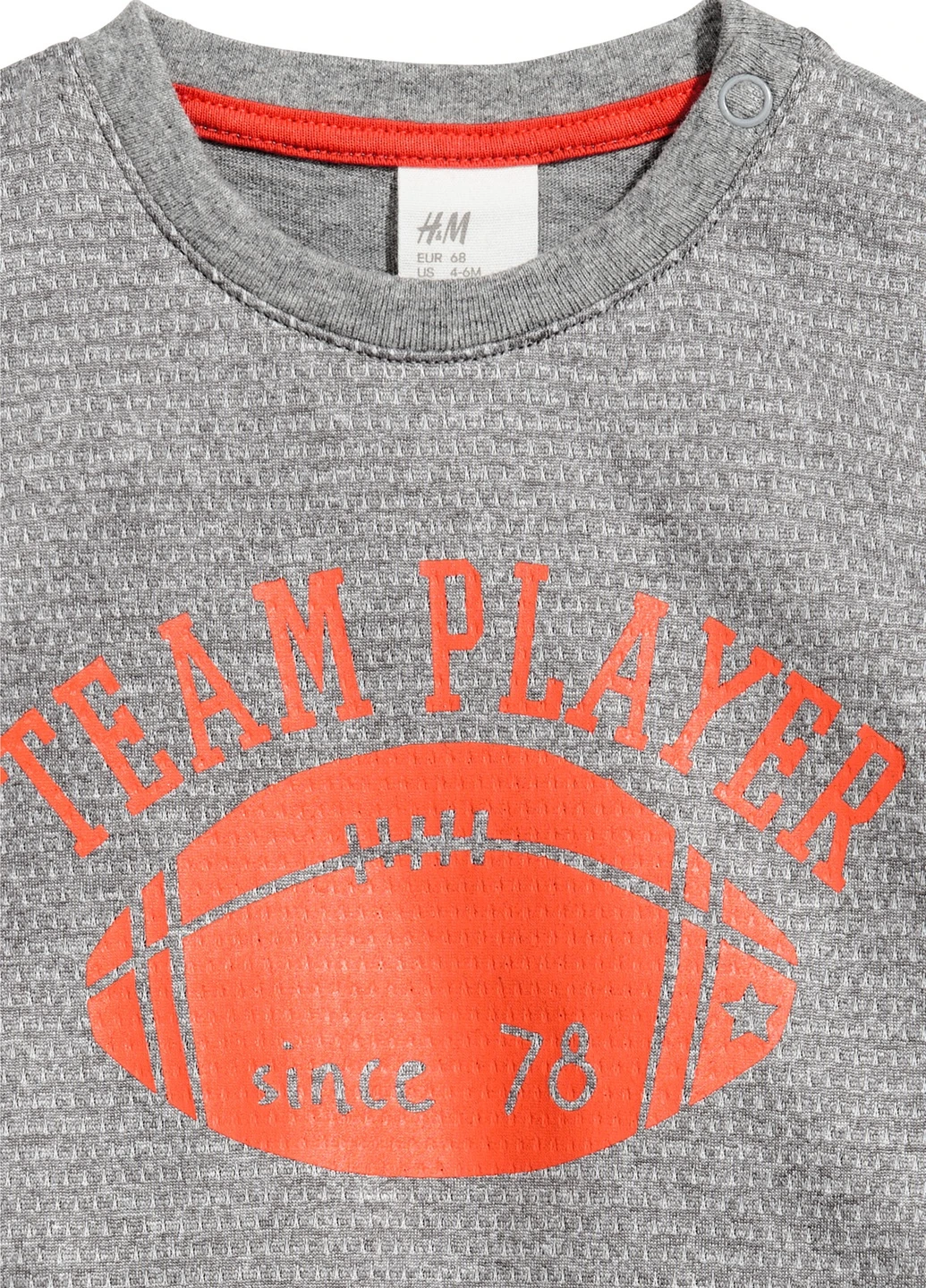 Сіра літня футболка H&M