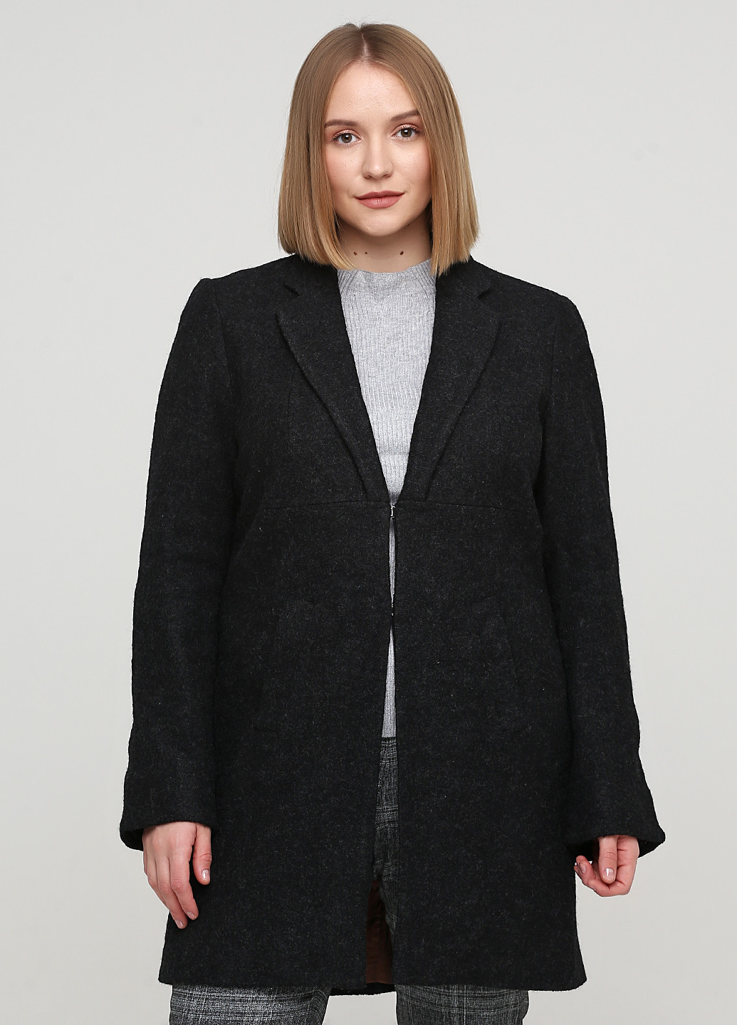 Темно-серое демисезонное Пальто S.Oliver