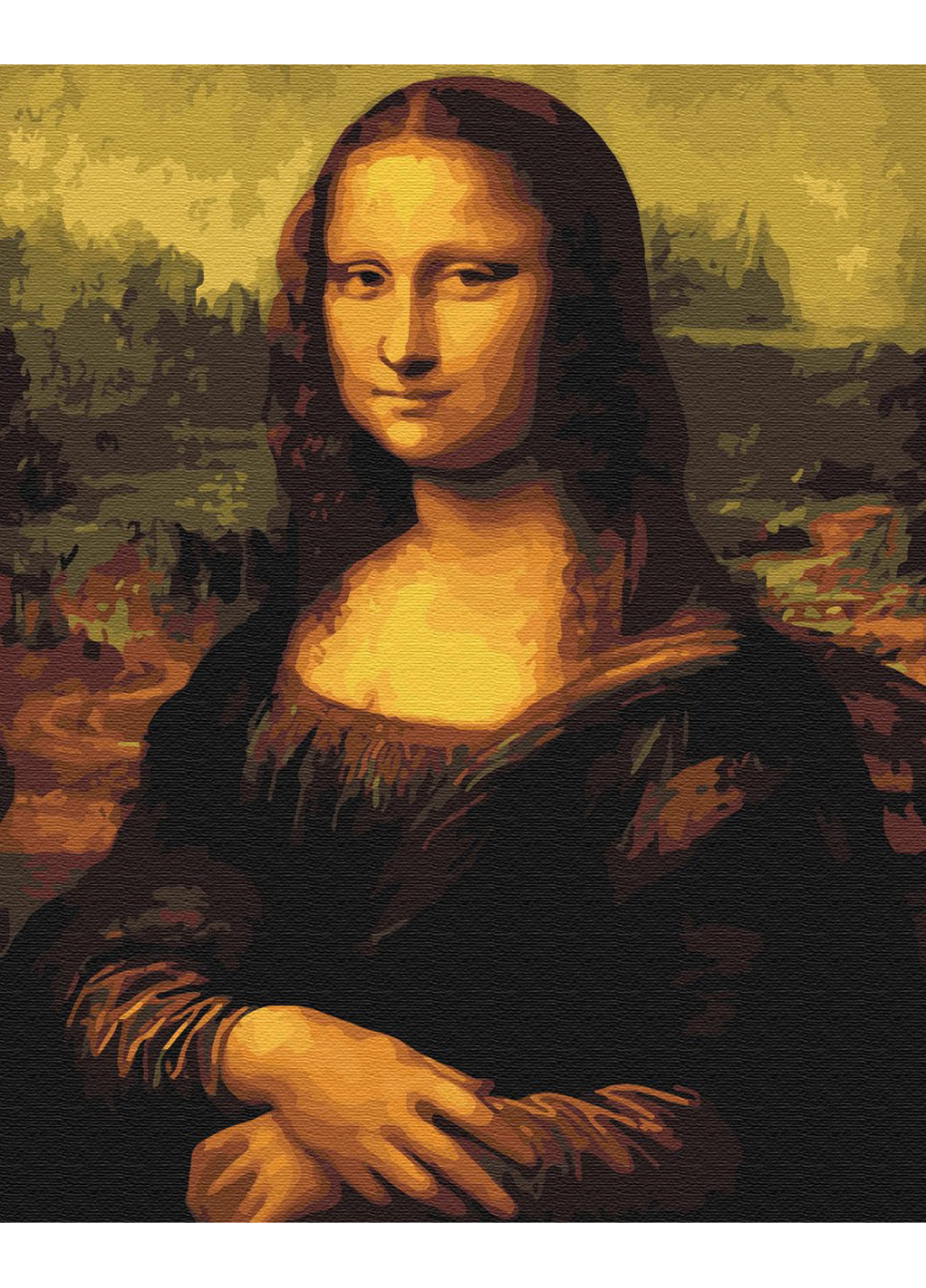 Картина по номерам "Мона Лиза" 40х50 см Brushme (208438128)